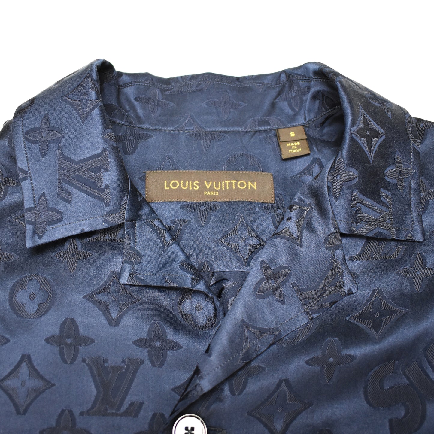 Louis Vuitton x Supreme - Navy Monogram Pajama Shirt