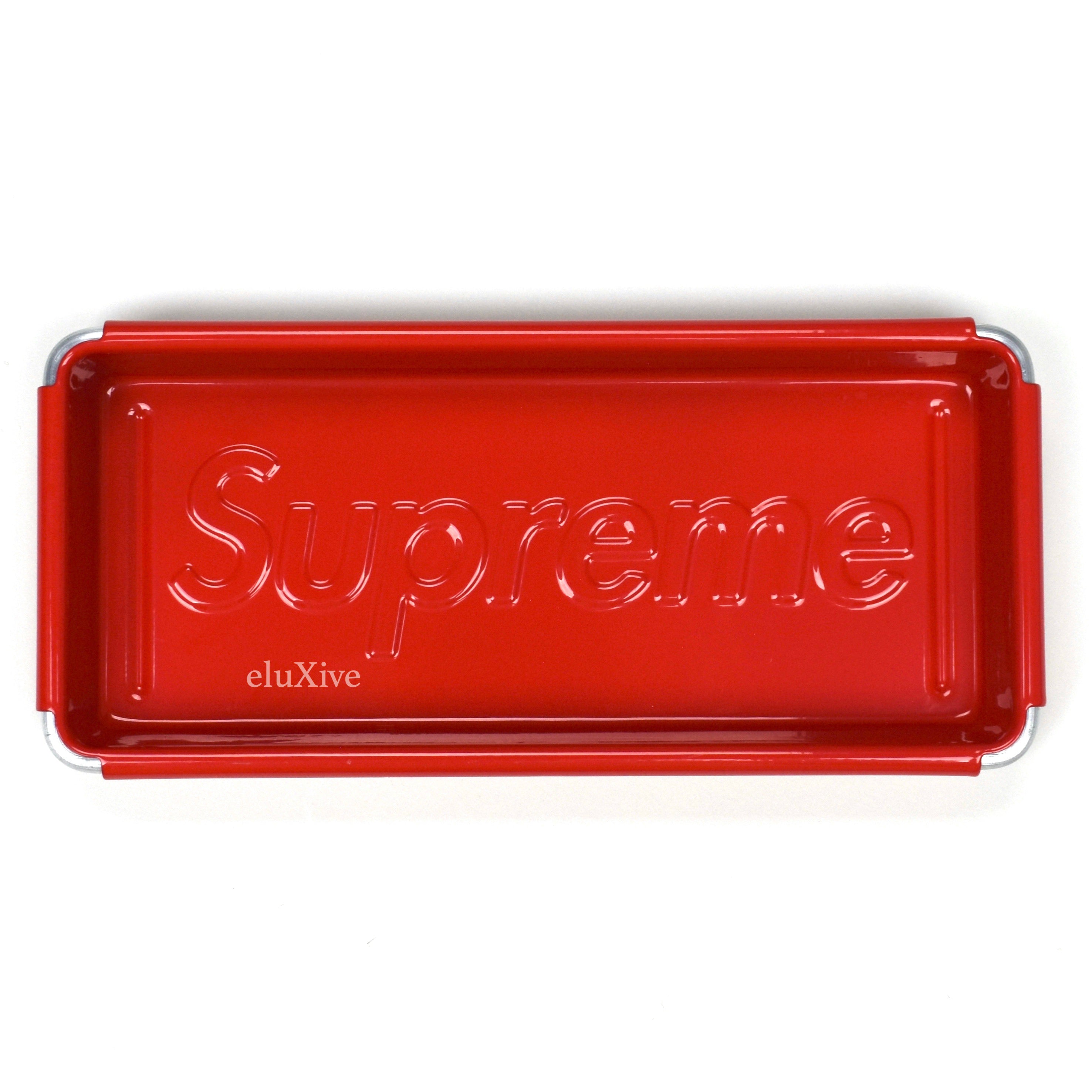 Supreme x Dulton - Red Box Logo Metal Tray – eluXive