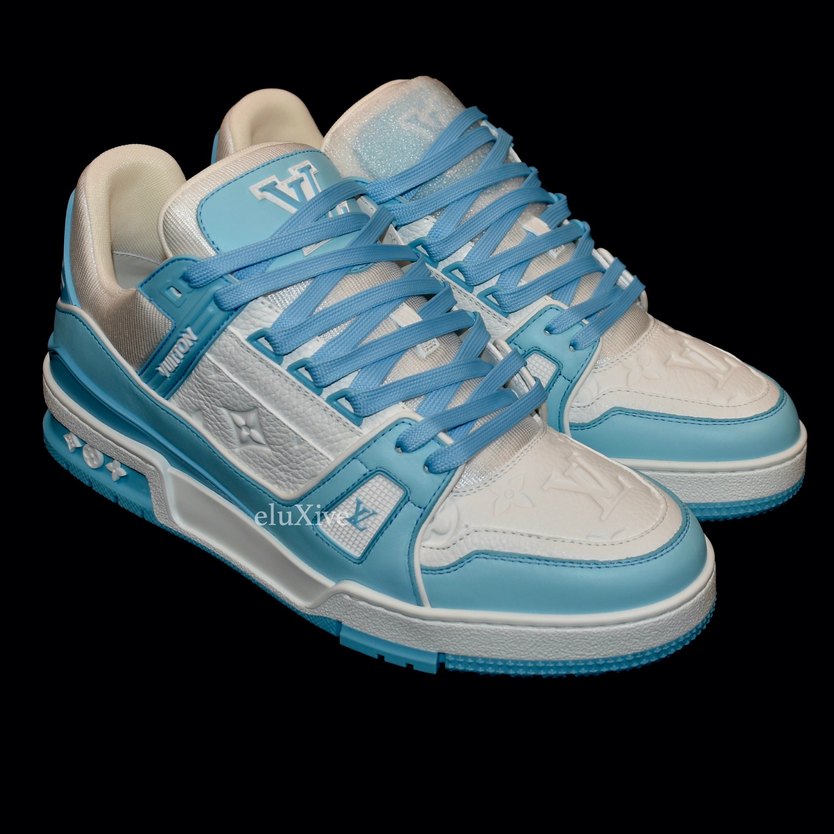 REVIEW: Louis Vuitton's Sky Blue Trainer Sneakers 