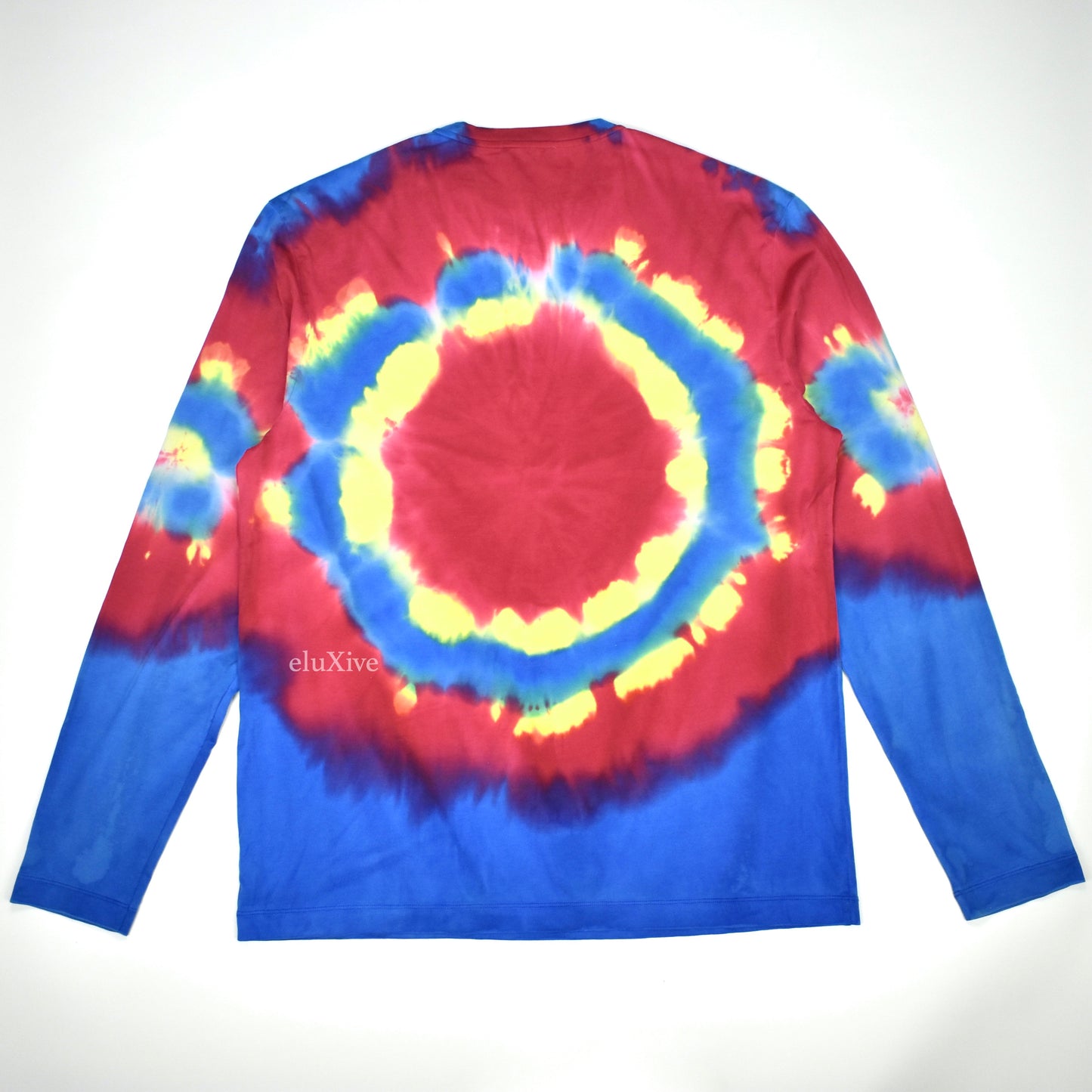 Versace - Tie Dye Medusa Logo L/S T-Shirt