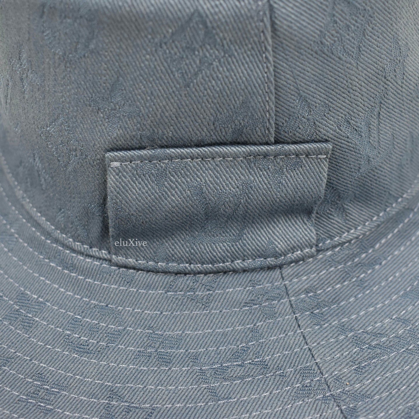 Louis Vuitton - Blue Monogram Denim Wide Brim Bucket Hat