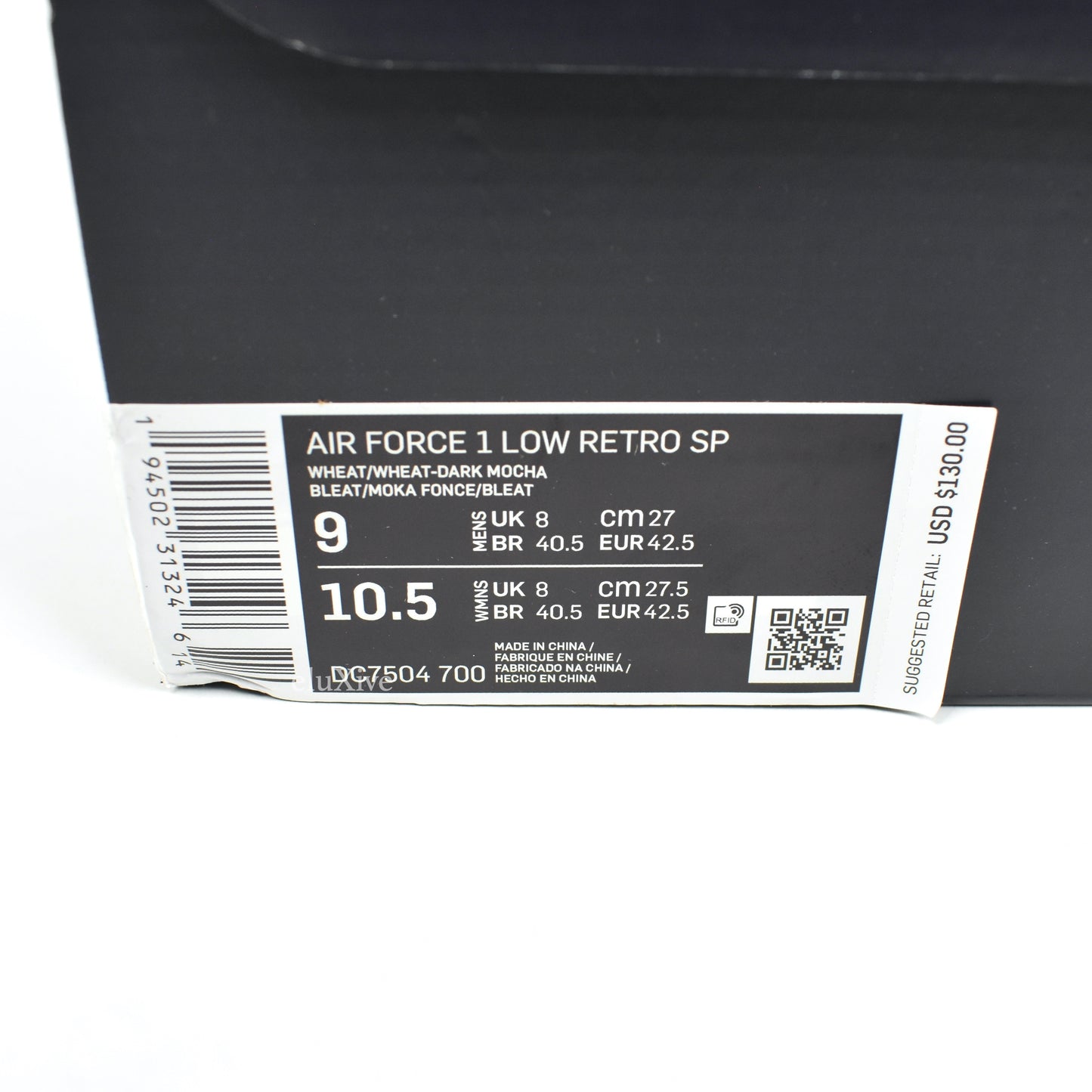Nike - Air Force 1 Low Retro SP (Wheat/Mocha)