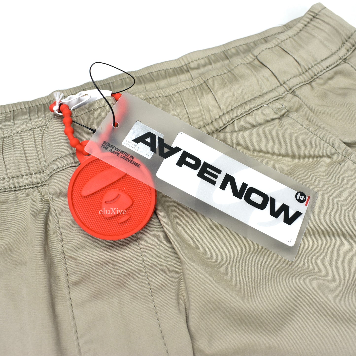 Bape - AAPE Beige Twill Cuffed Pants