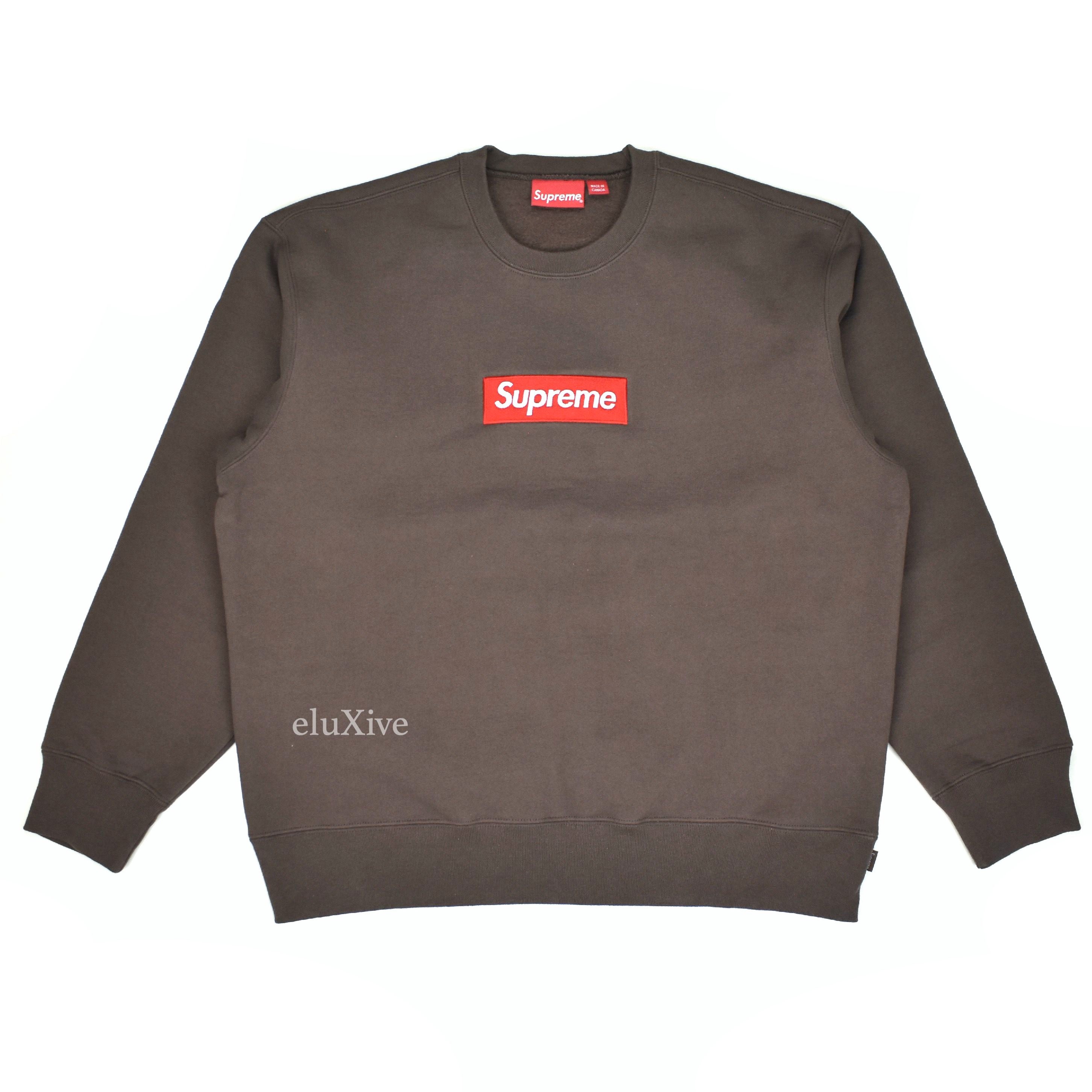 Supreme S Logo Crewneck brown 16FW｜スウェット