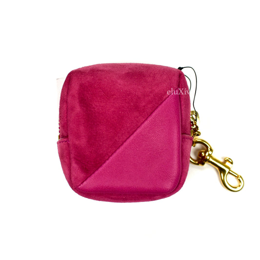Saint Laurent - Pink YSL Logo Jamie Zip Pouch