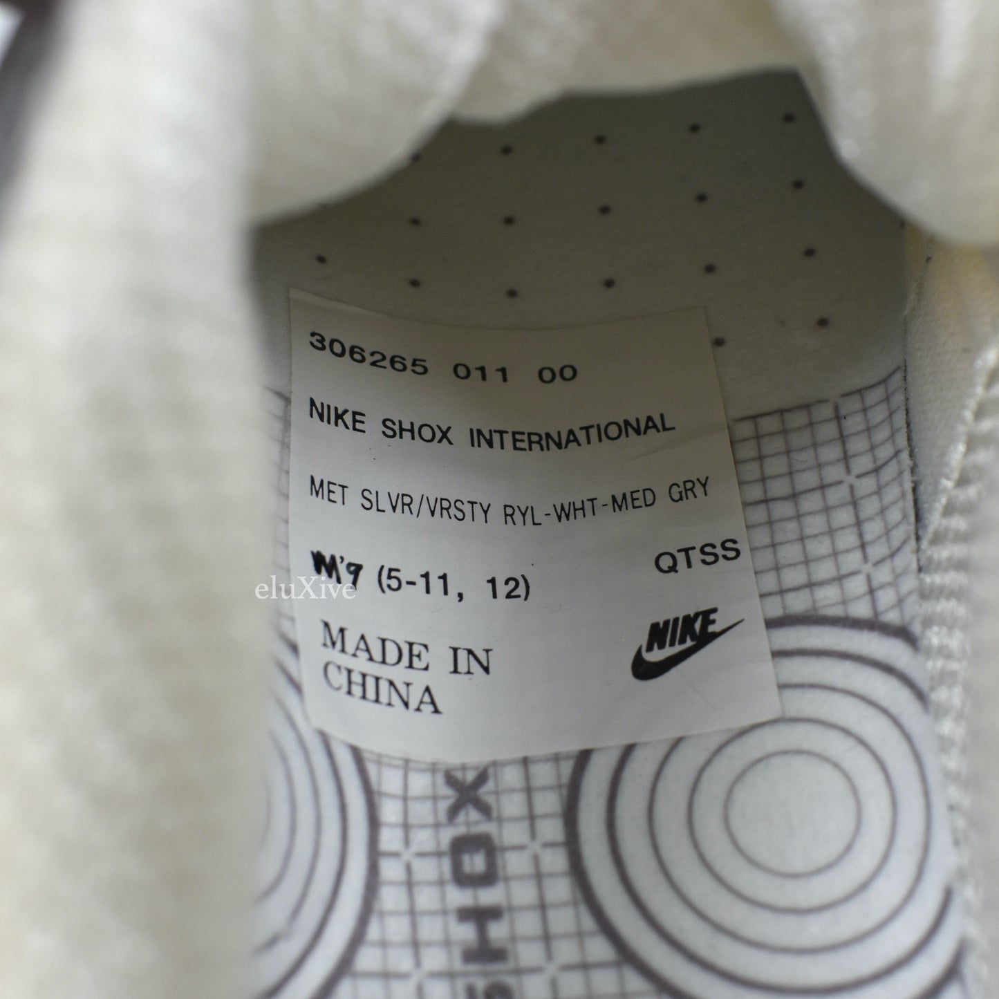 Nike - Shox International Silver / Varsity Royal Blue (2003 Sample)