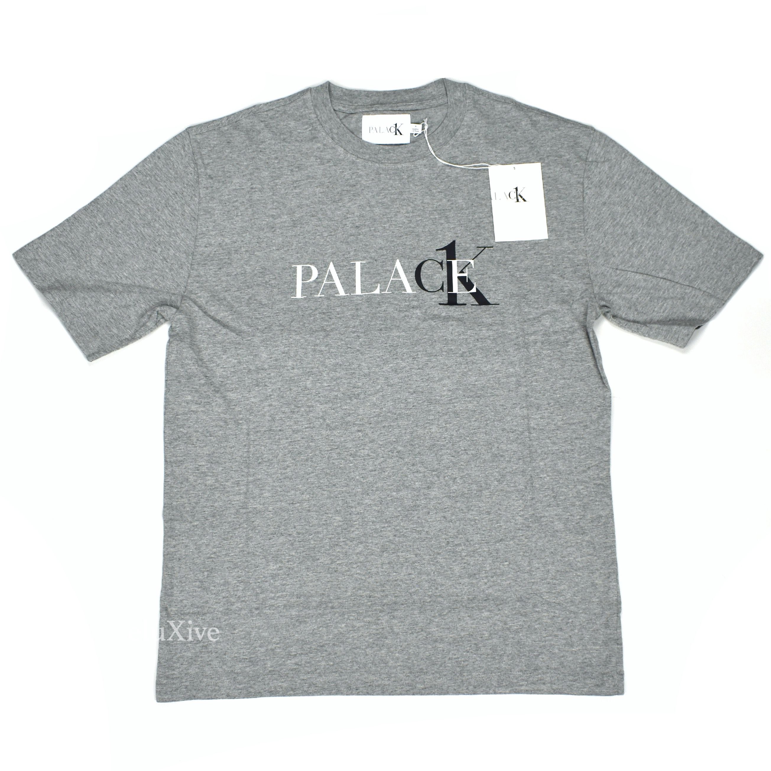 Palace x Calvin Klein - CK1 Logo T-Shirt (Heather Gray) – eluXive