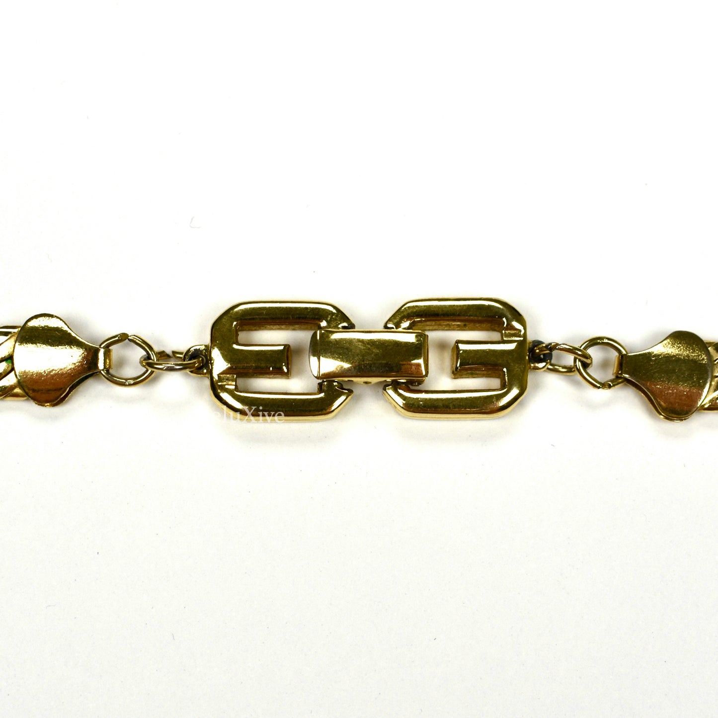 Givenchy - 19.75" Gold Herringbone Chain Necklace
