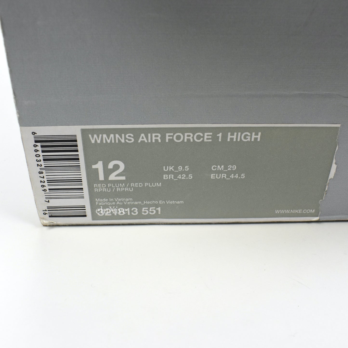 Nike - Air Force 1 High Color Pack 2008 (Red Plum)