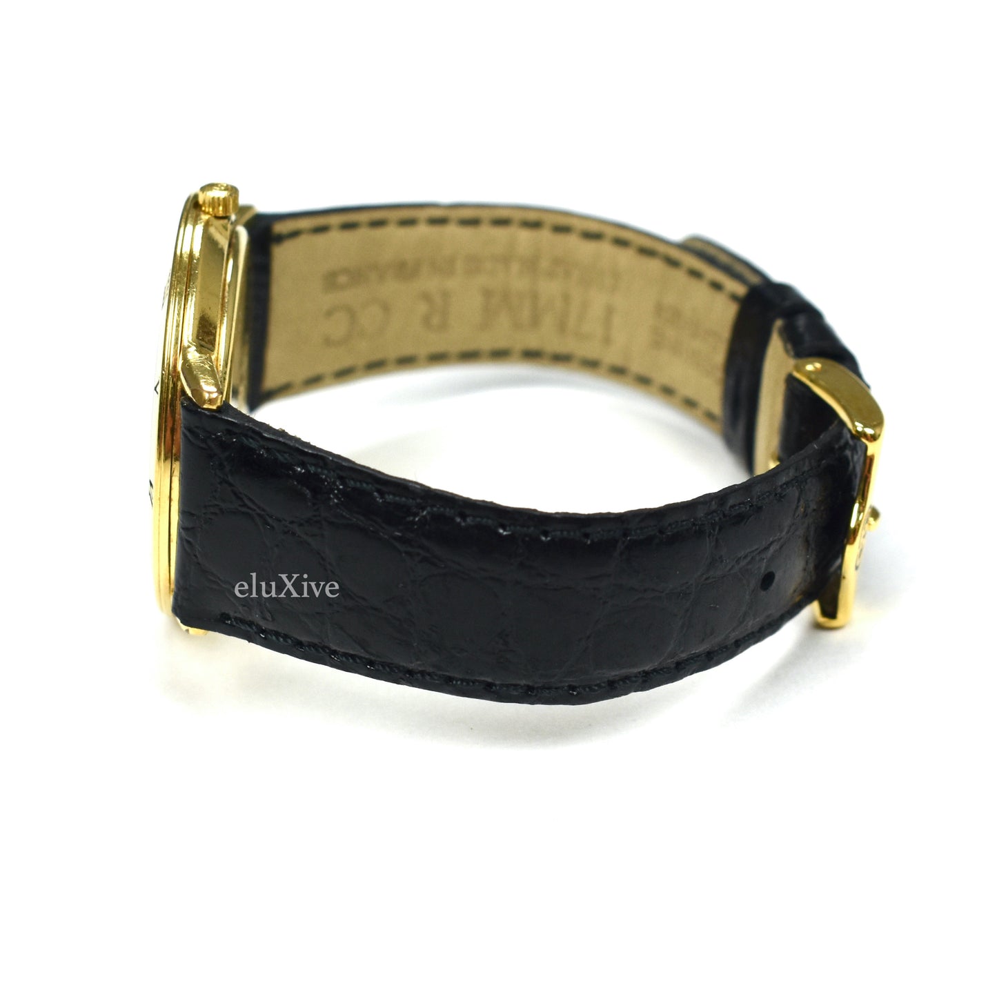 Gucci - 3000M Gold Black GG Dial Watch