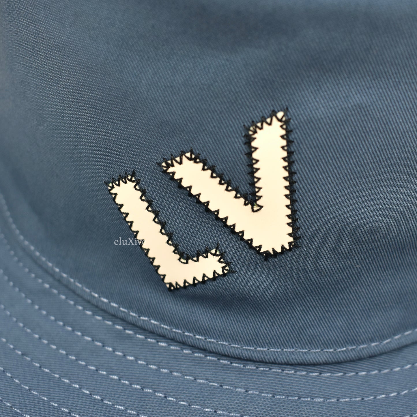 Louis Vuitton - Blue Monogram Denim Wide Brim Bucket Hat