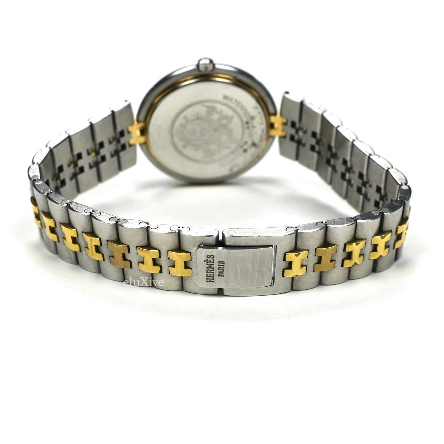 Hermes - Gold/Steel White Dial Profile Watch
