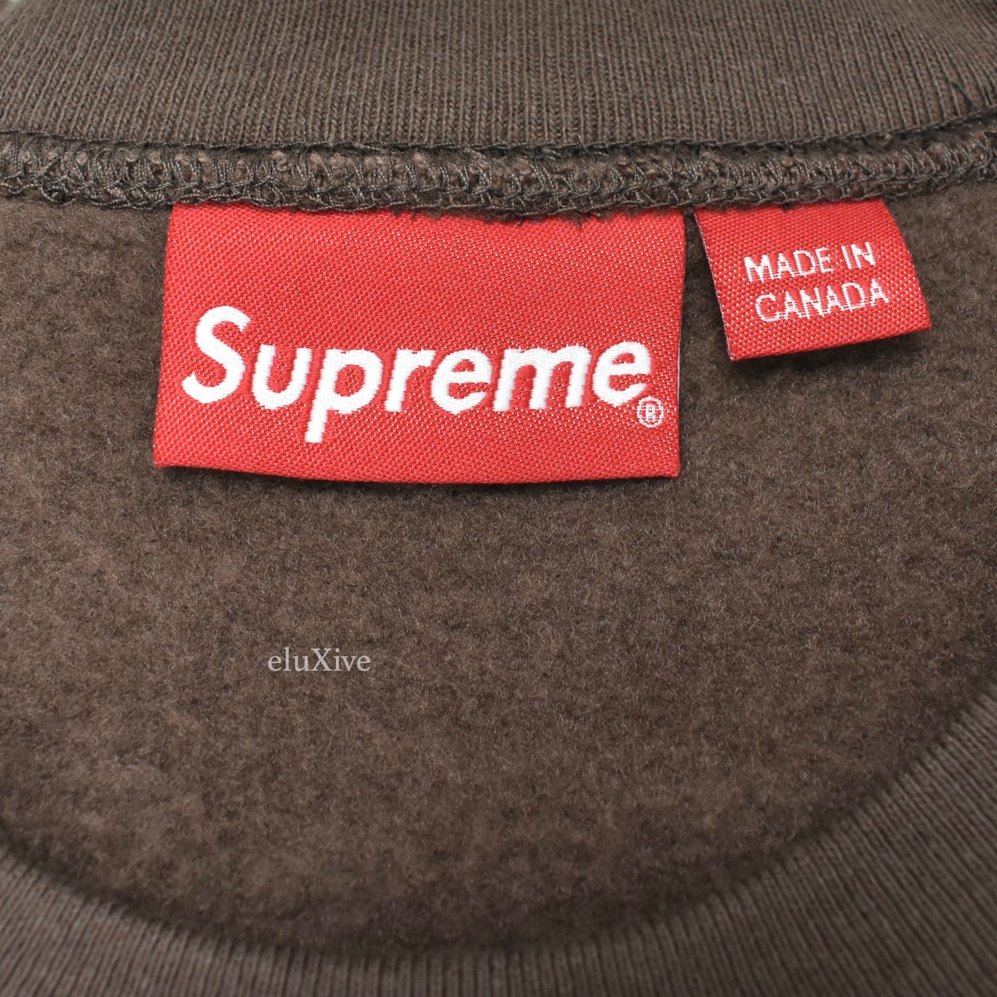 Supreme - Brown Box Logo Crewneck Sweatshirt