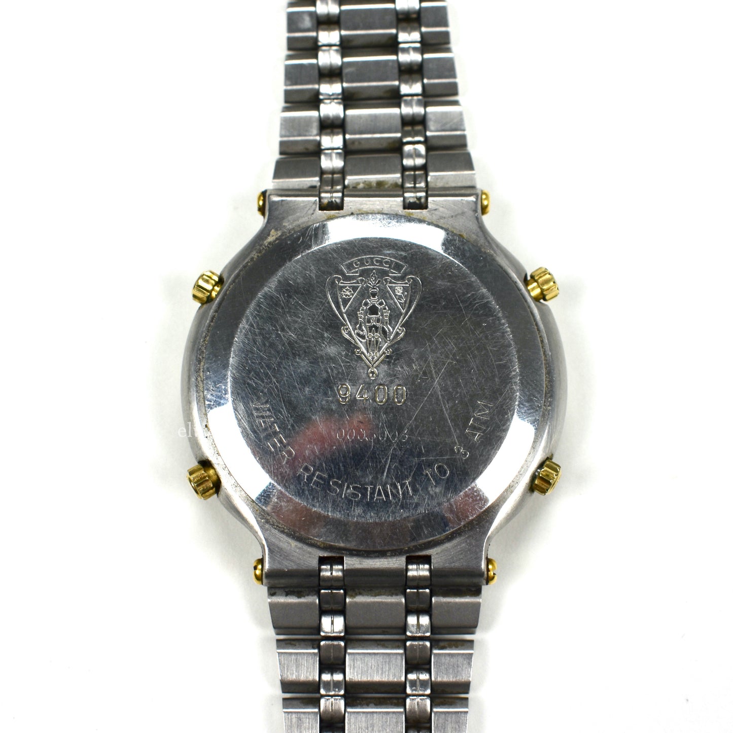 Gucci - 9400M Steel/Gold Chronograph Watch