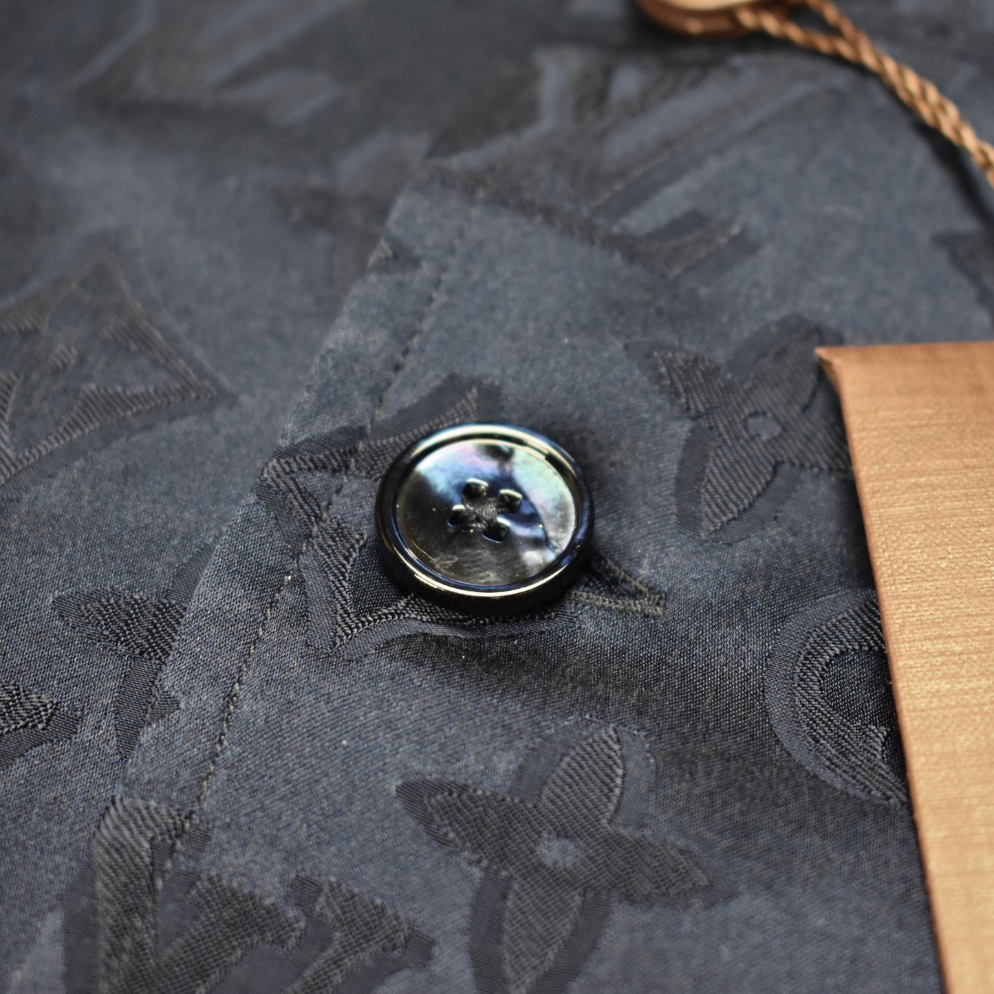 Louis Vuitton x Supreme - Navy Monogram Pajama Shirt
