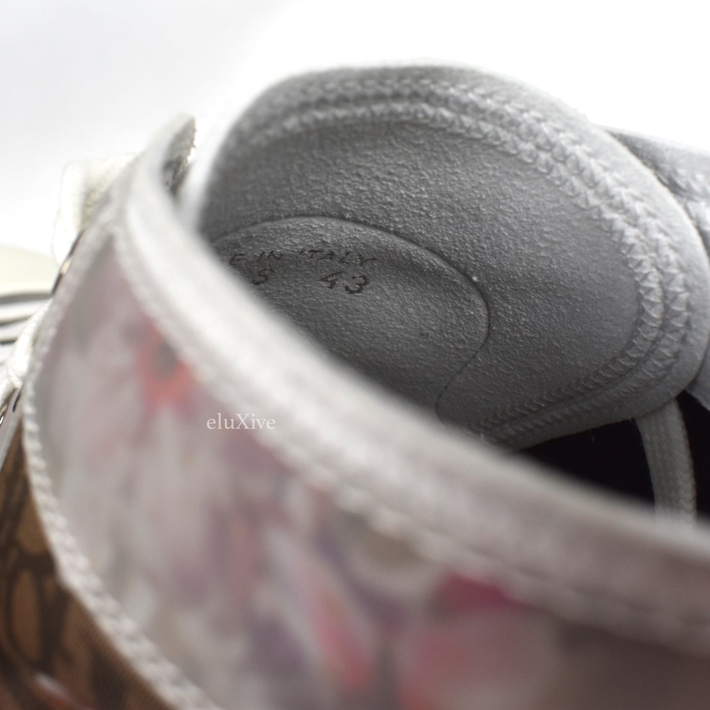 Dior x Sorayama - Dinosaur Print B23 Monogram Sneakers (Brown)