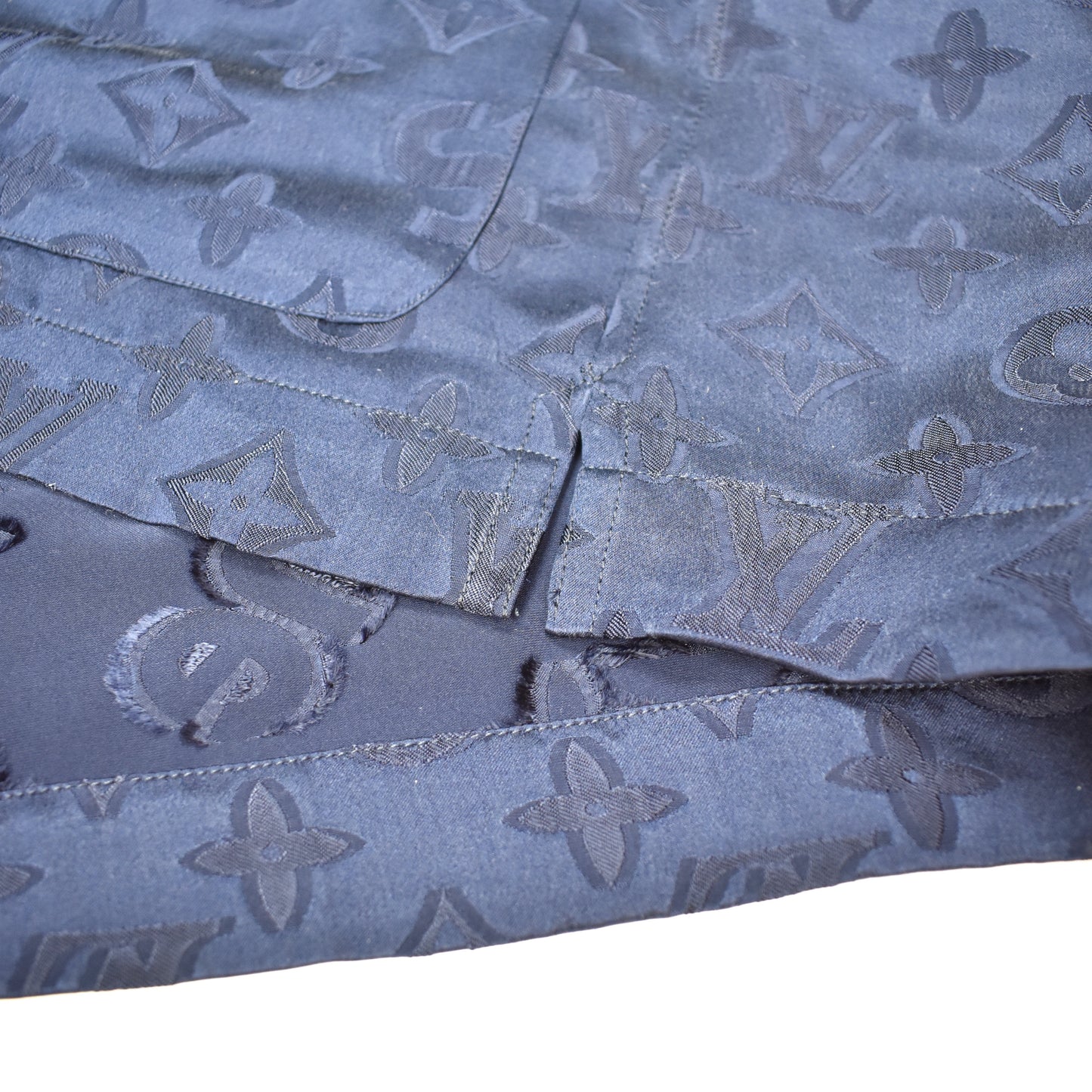 Louis Vuitton x Supreme - Navy Monogram Pajama Shirt