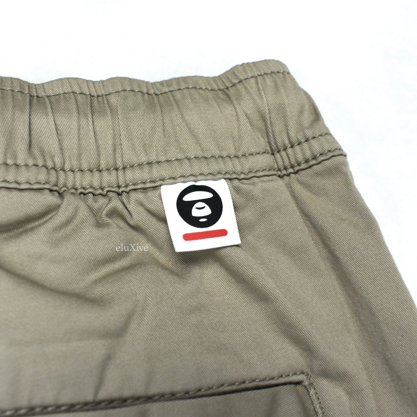 Bape - AAPE Beige Twill Cuffed Pants