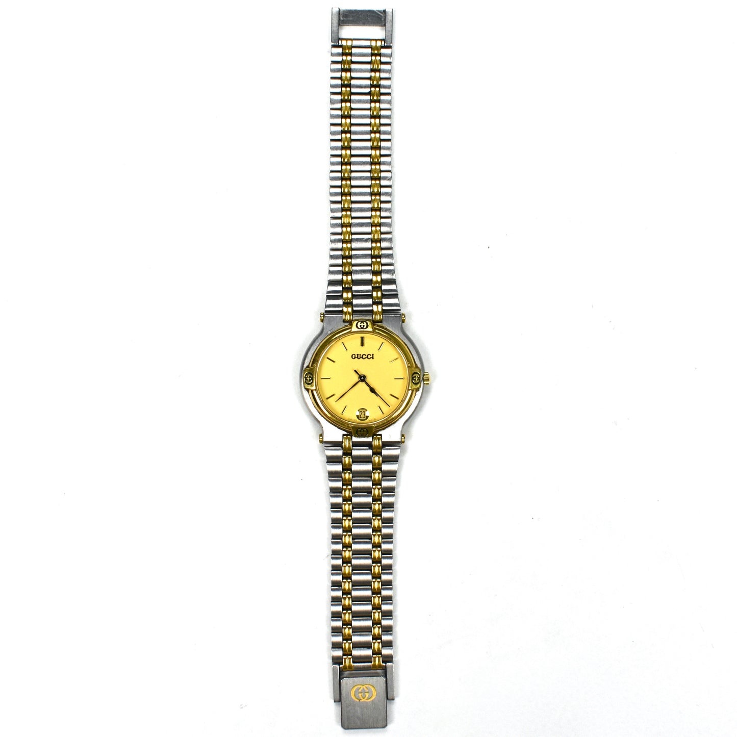 Gucci - 9000M Gold / Steel Champagne Dial Watch
