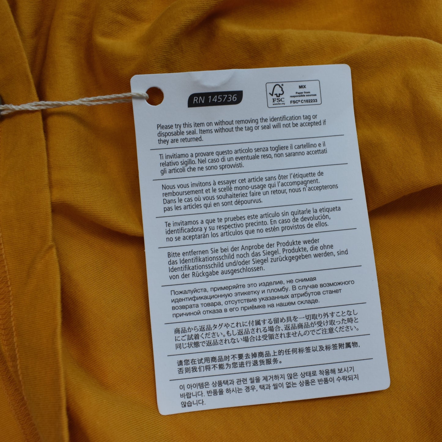 White Mountaineering - Navy & Orange Color Block T-Shirt