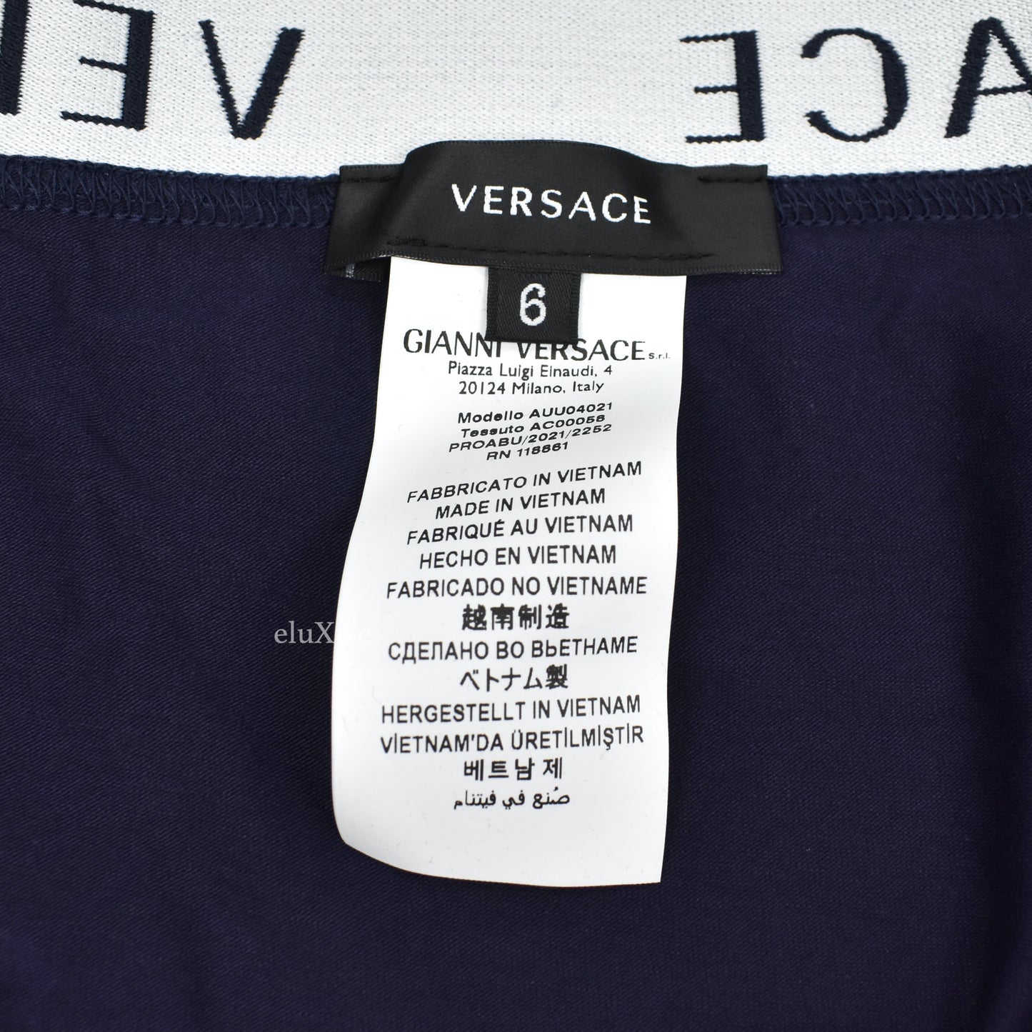 Versace - Navy Logo Boxer Briefs (2-Pack)