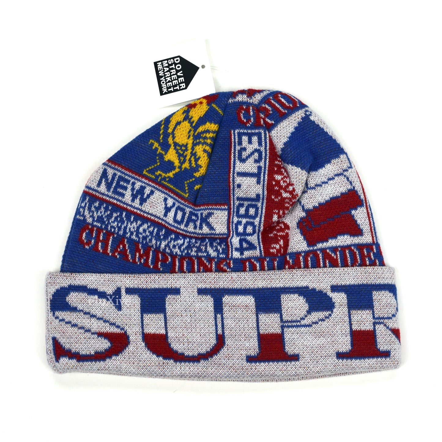 Supreme - Scarf Knit Beanie (White)