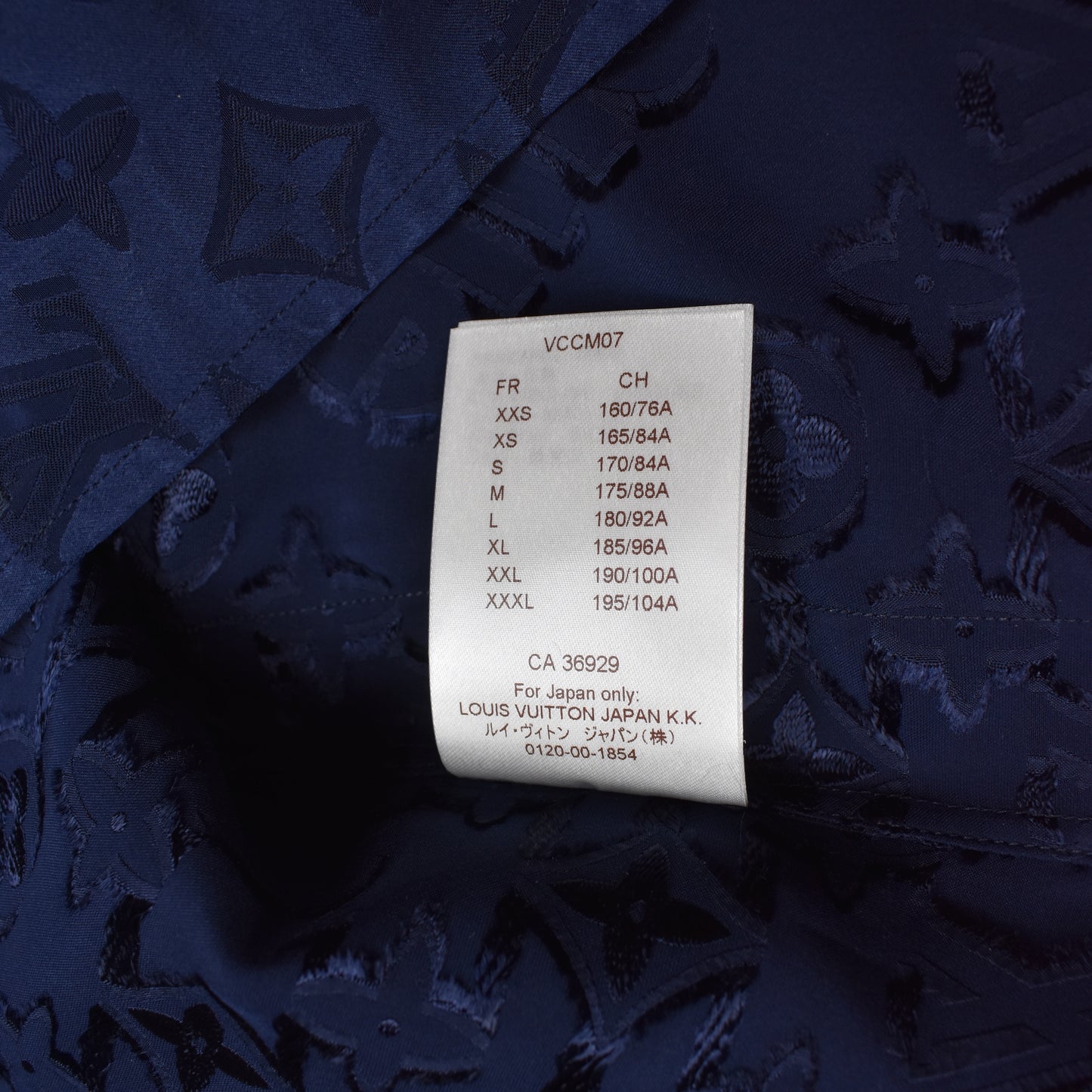 Louis Vuitton x Supreme - Navy Monogram Pajama Shirt