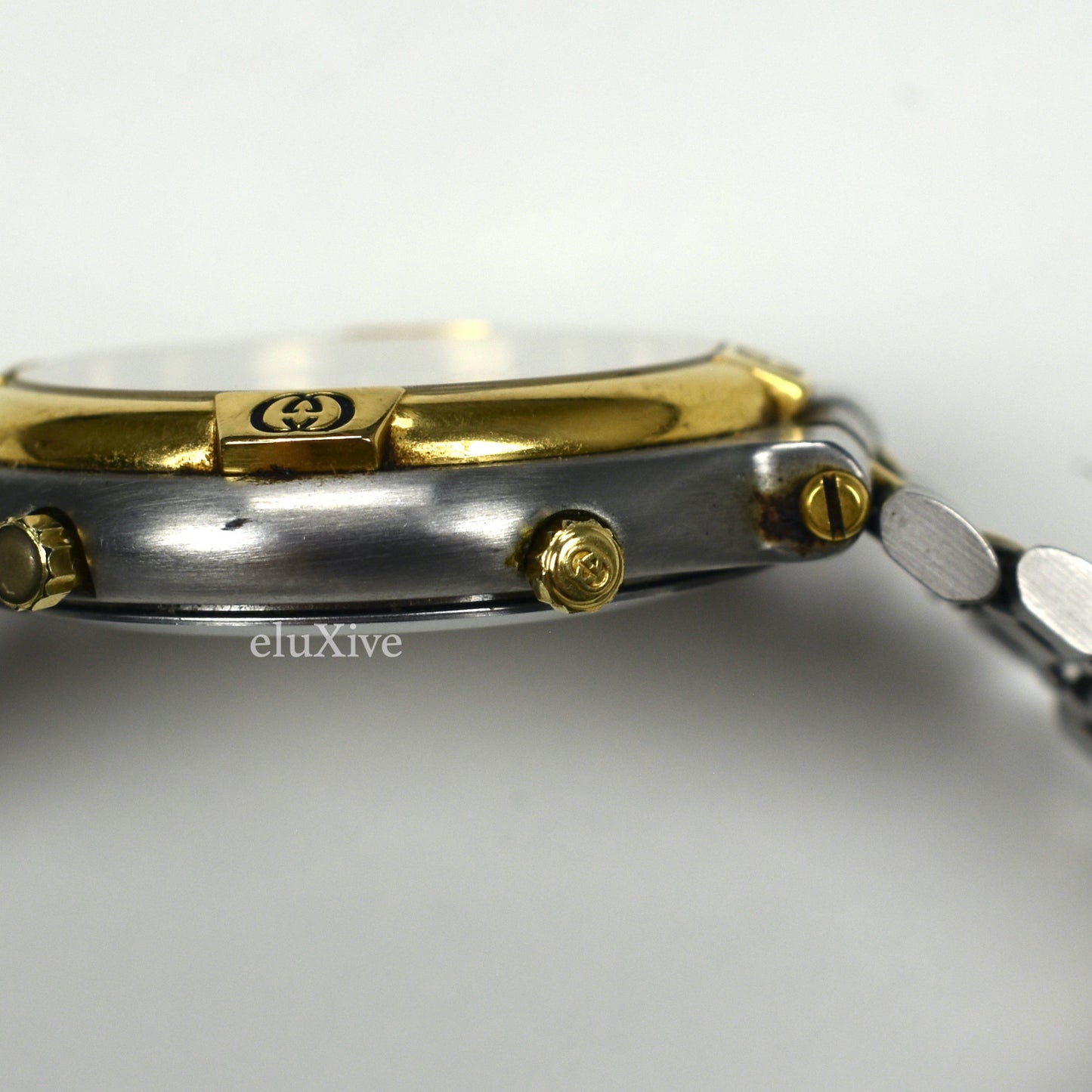 Gucci - 9400M Steel/Gold Chronograph Watch
