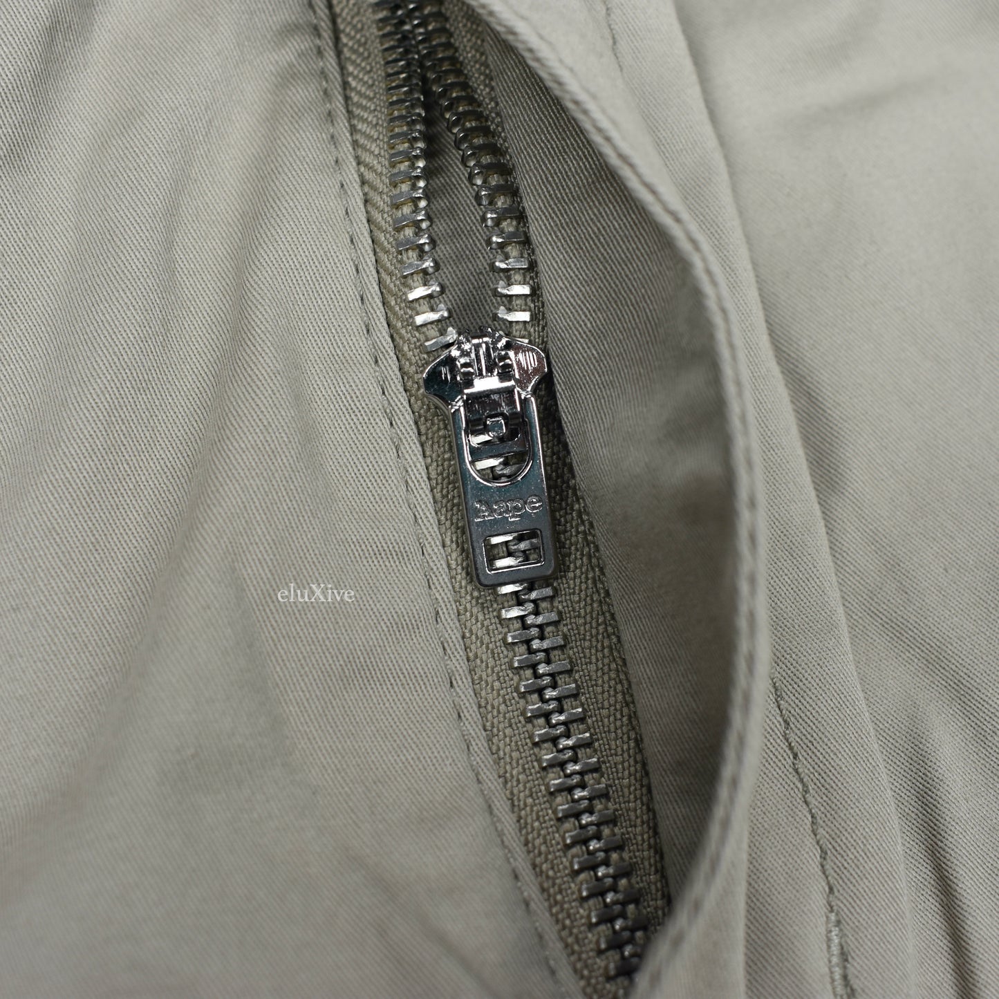 Bape - AAPE Beige Twill Cuffed Pants
