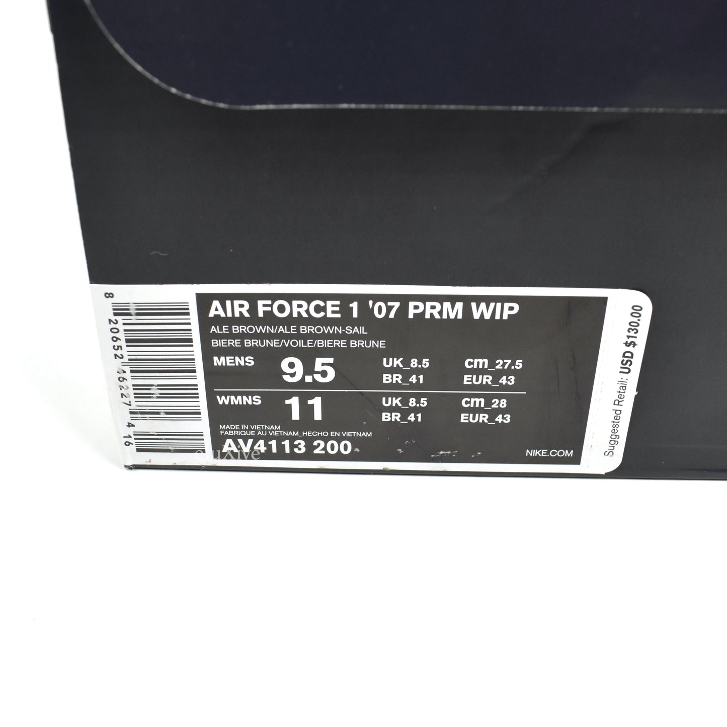 Nike x Carhartt - Air Force 1 '07 PRM WIP (Ale Brown)