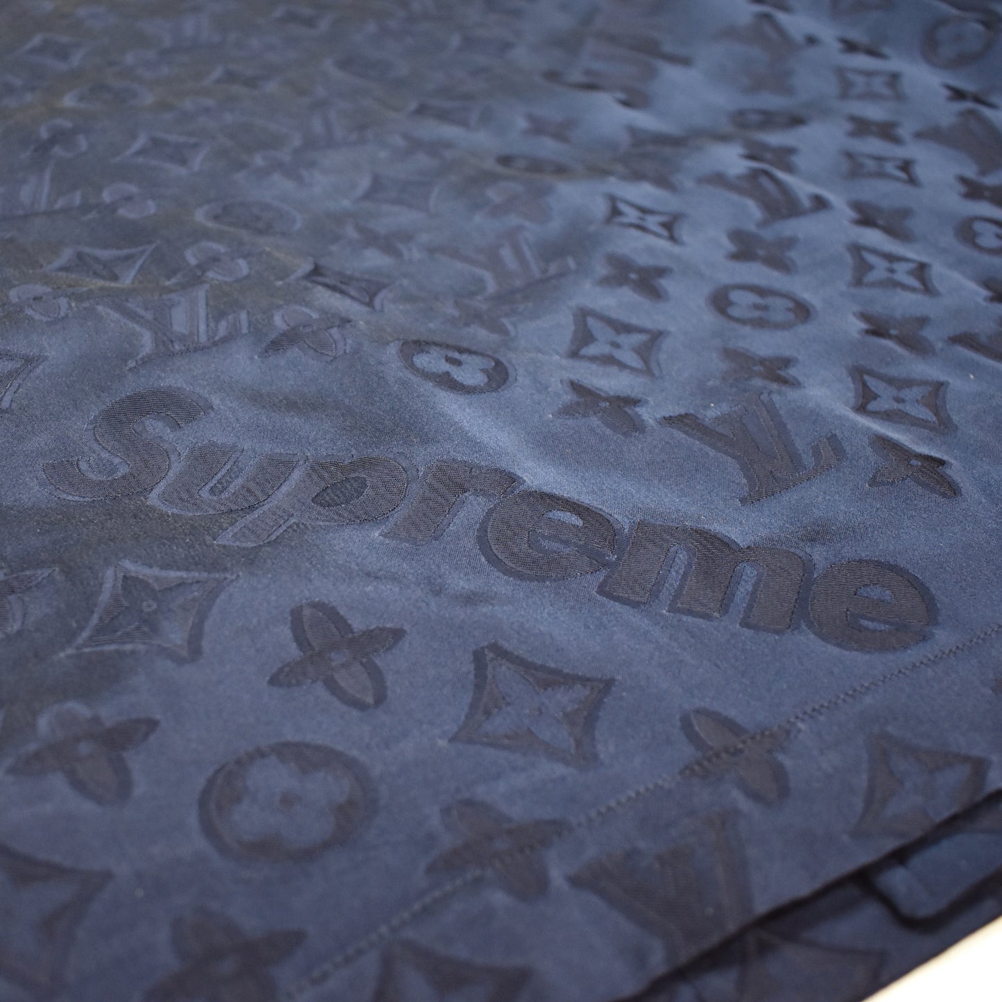 Louis Vuitton x Supreme - Navy Monogram Pajama Shirt