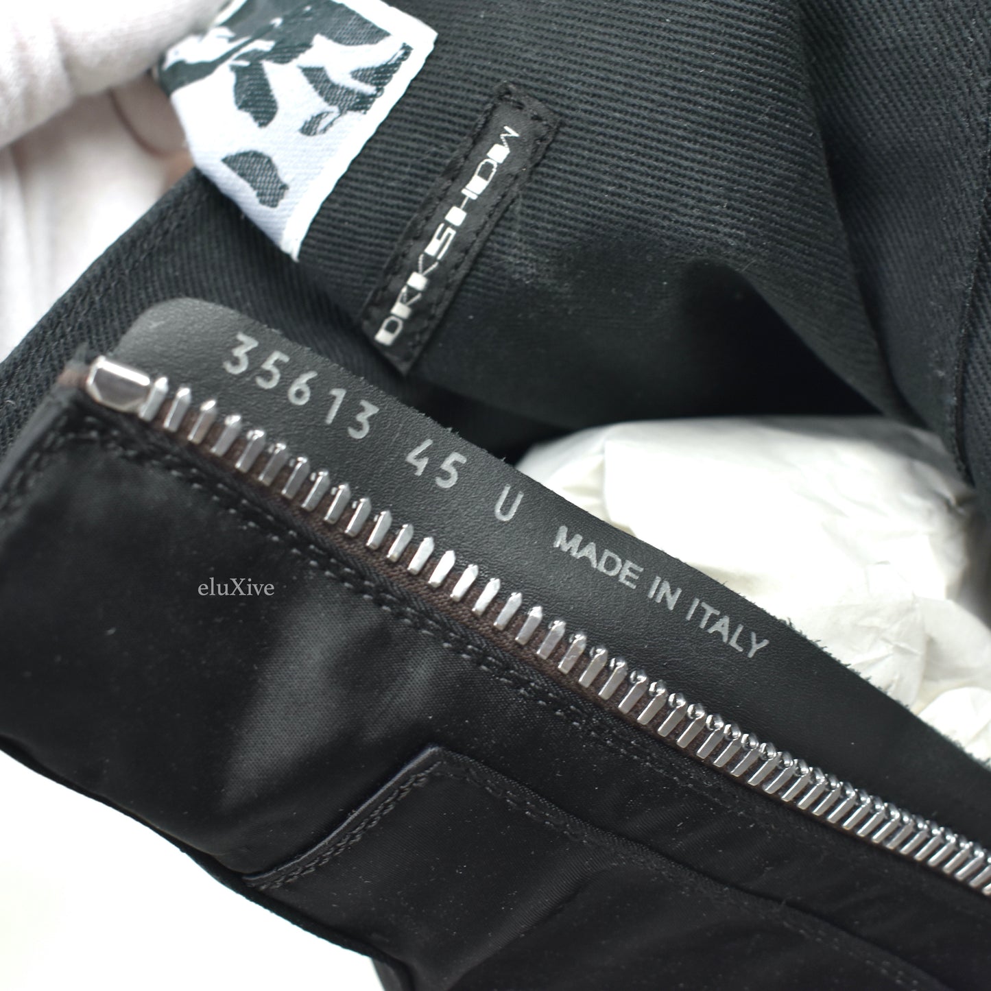 Rick Owens DRKSHDW - Army Sneaker Boot (Black/Milk)
