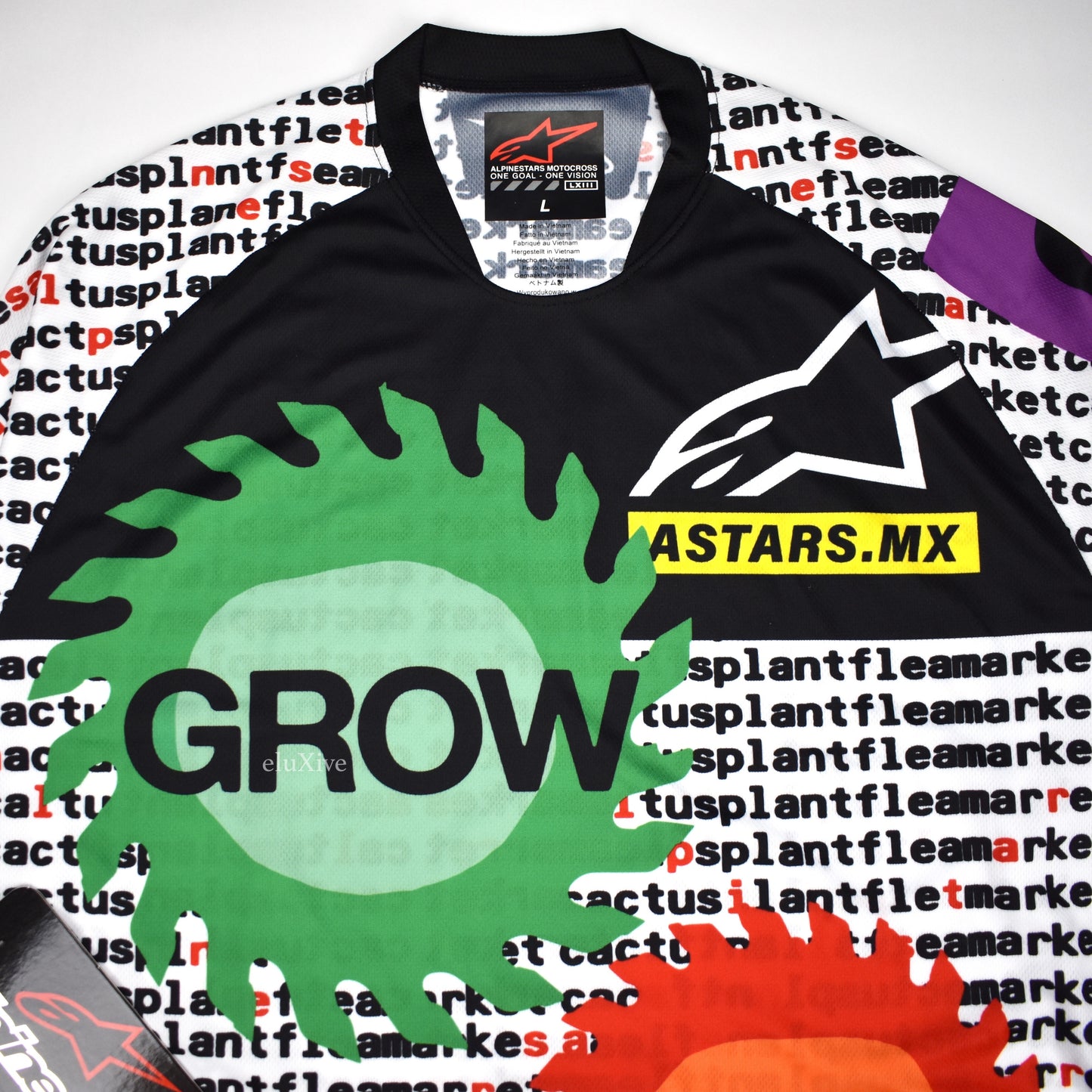 Cactus Plant Flea Market x Alpinestars - Logo Print Jersey