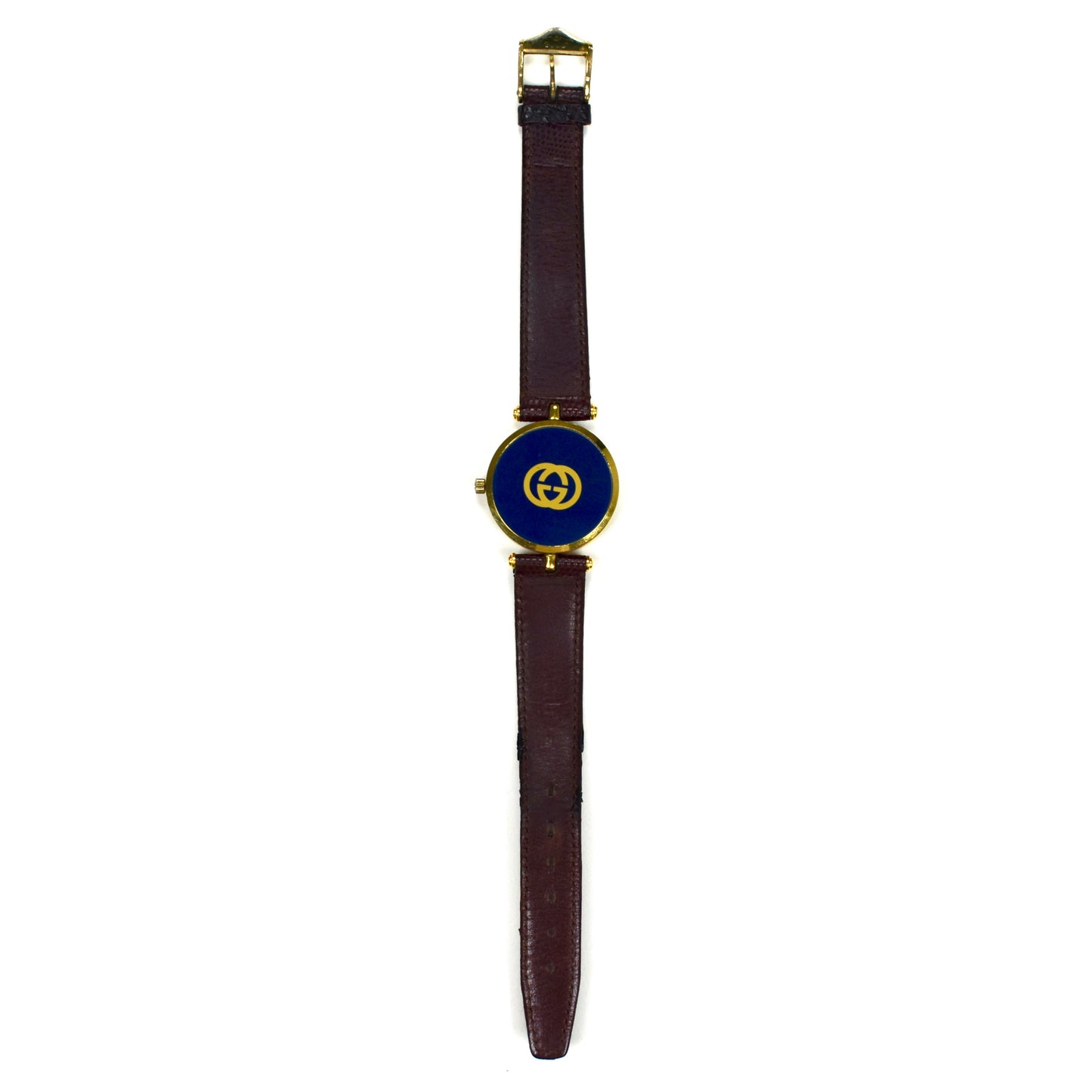 Gucci - 2000M Gold Cream Dial Web Stripe Watch