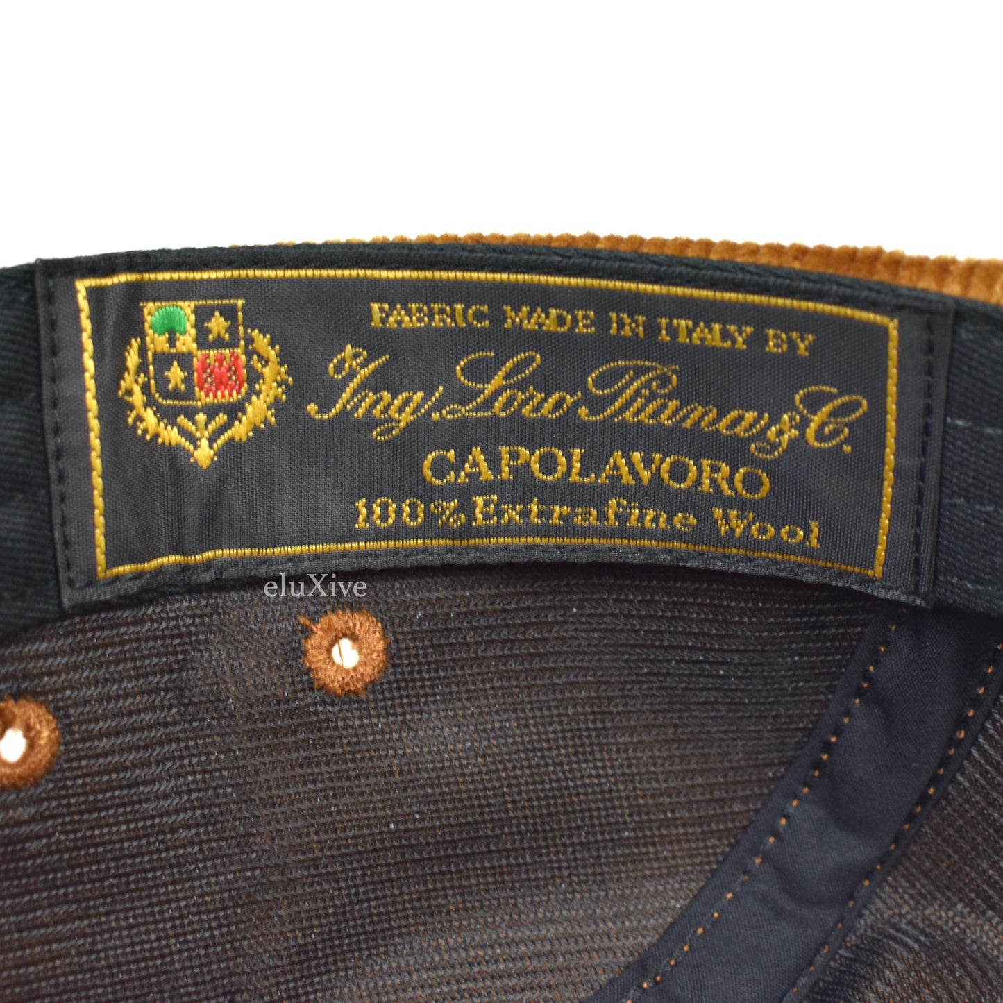 Supreme x Loro Piana - Corduroy Box Logo Hat (Brown)