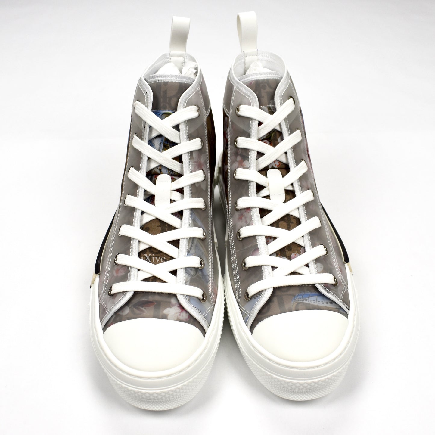 Dior x Sorayama - Dinosaur Print B23 Monogram Sneakers (Brown)