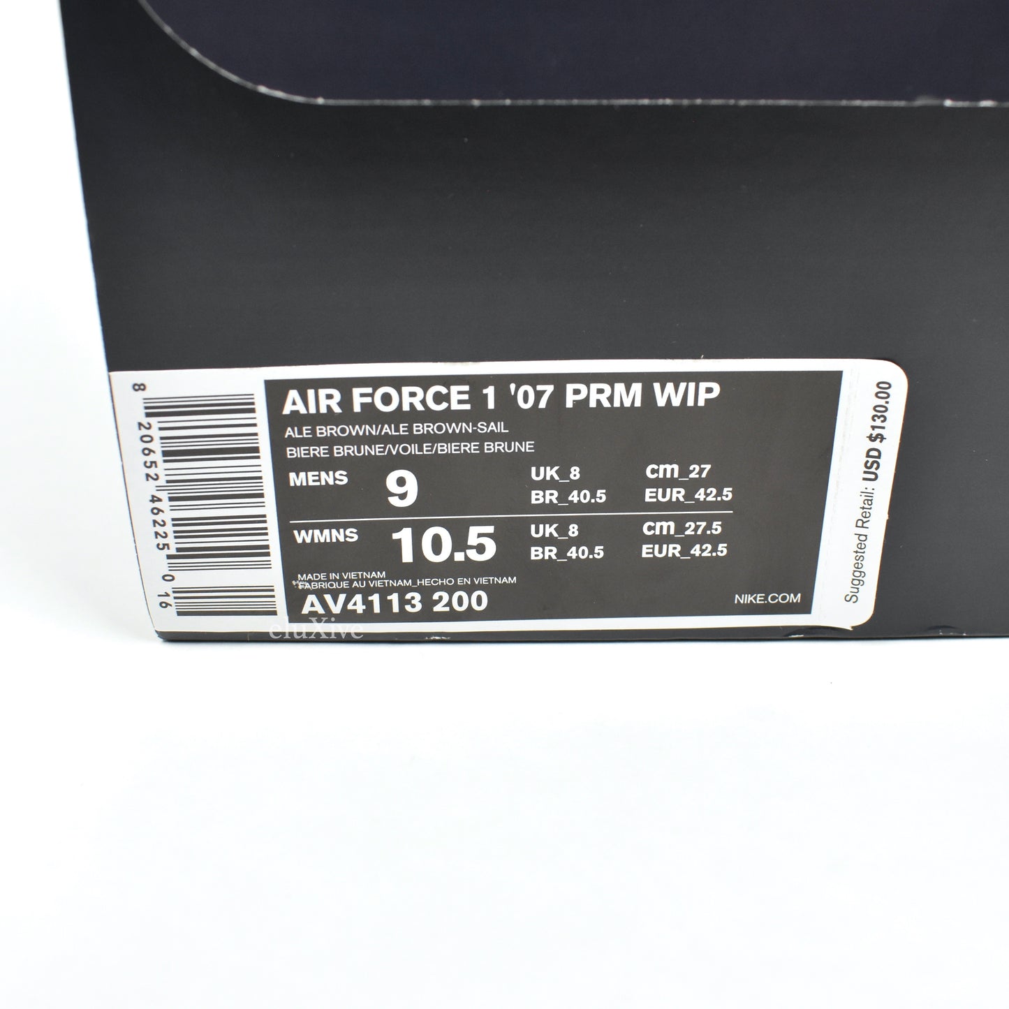 Nike x Carhartt - Air Force 1 '07 PRM WIP (Ale Brown)