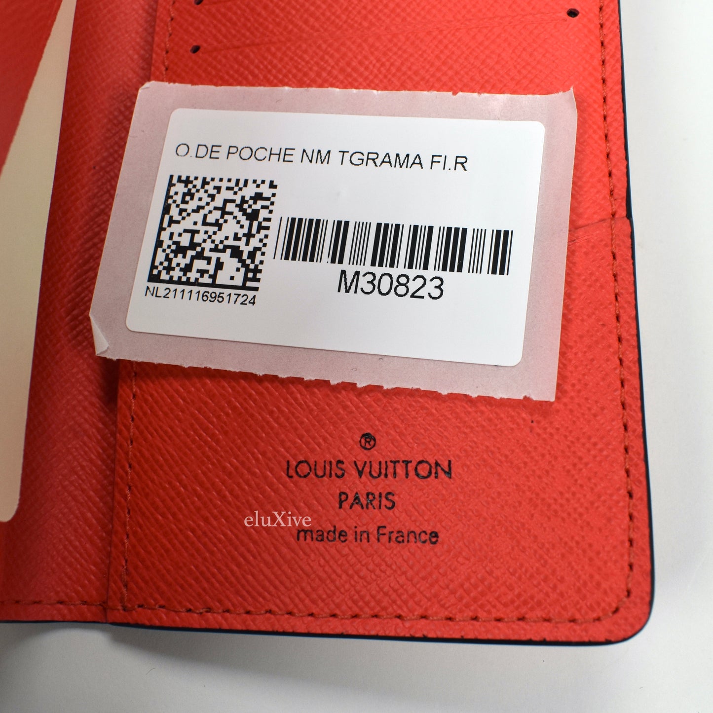 Louis Vuitton - Red Monogram Pocket Organizer Wallet