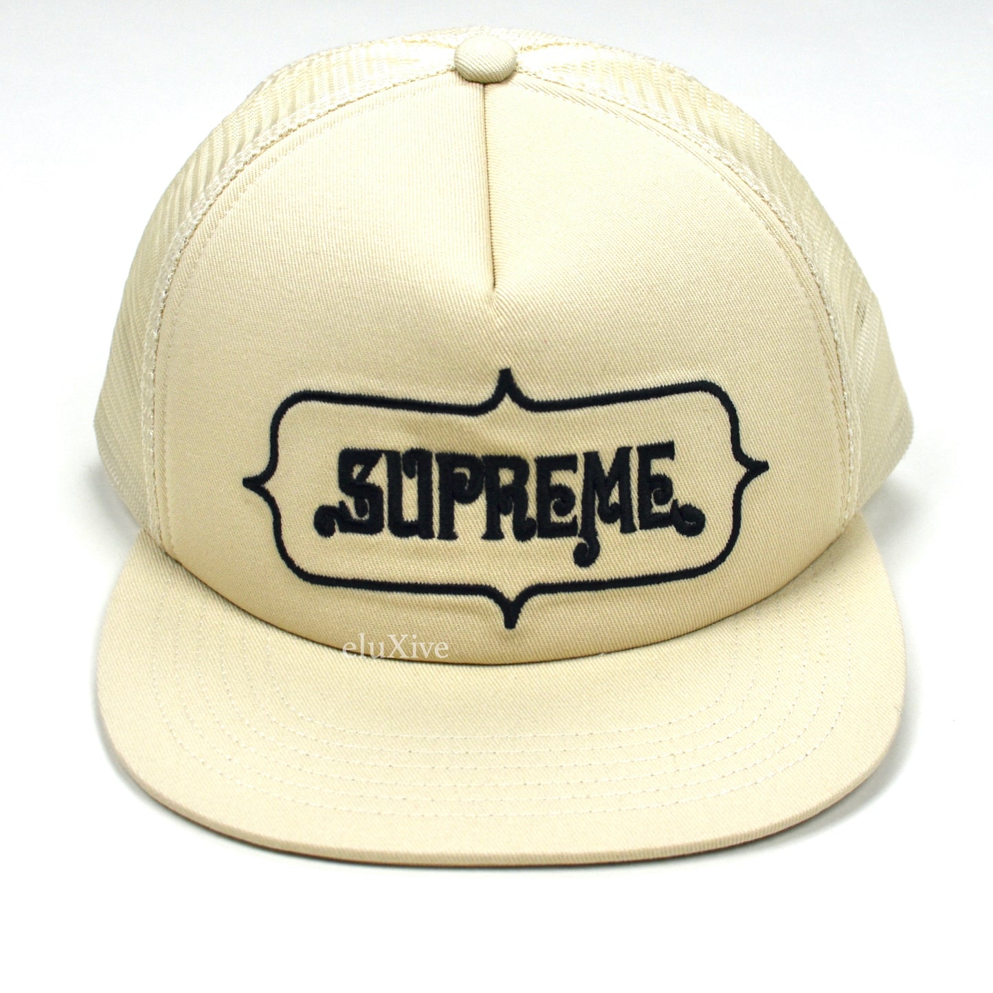 Supreme - Highest Logo Trucker Hat (Stone Beige)