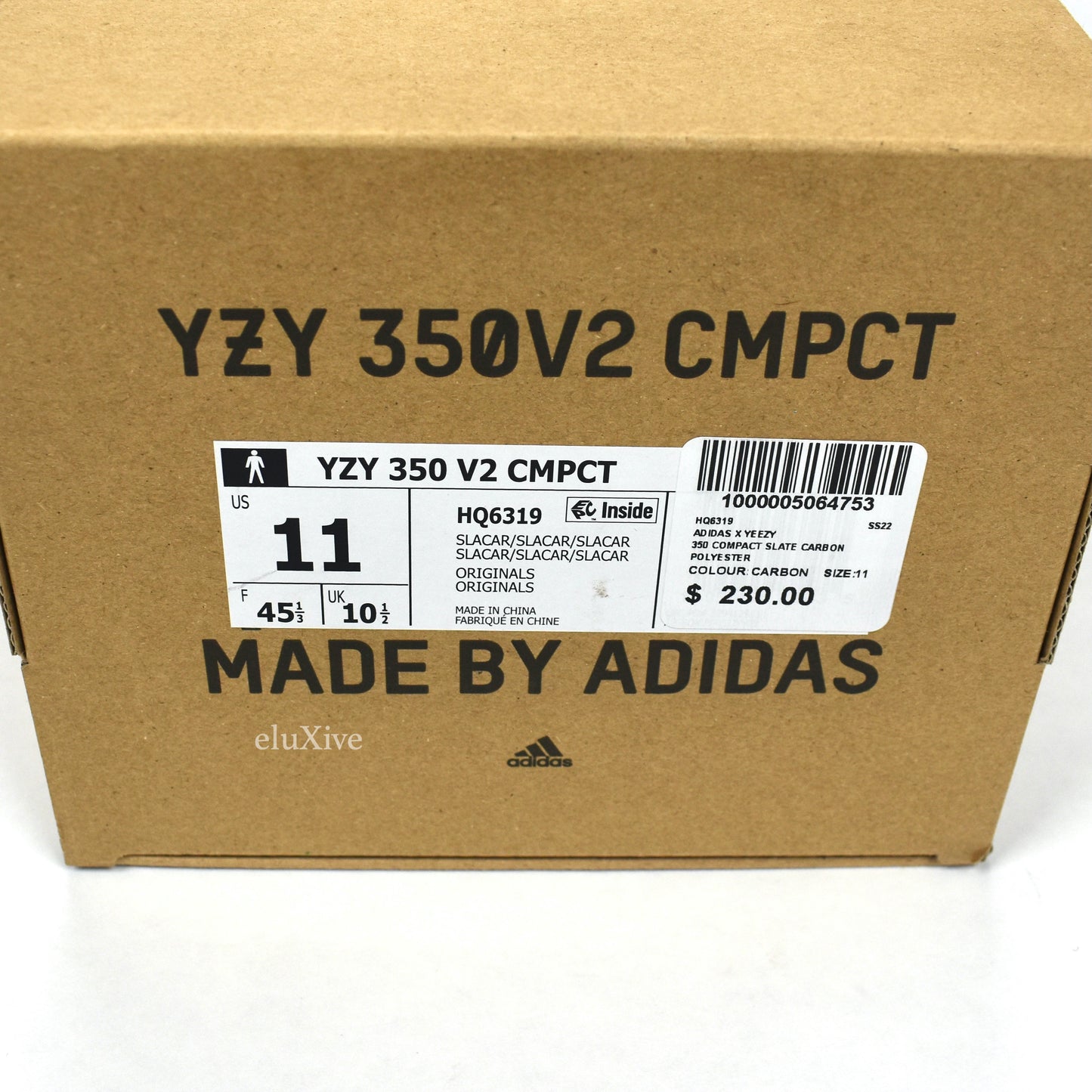 Adidas x Kanye West - Yeezy 350 V2 CMPCT Knit (Carbon Slate)