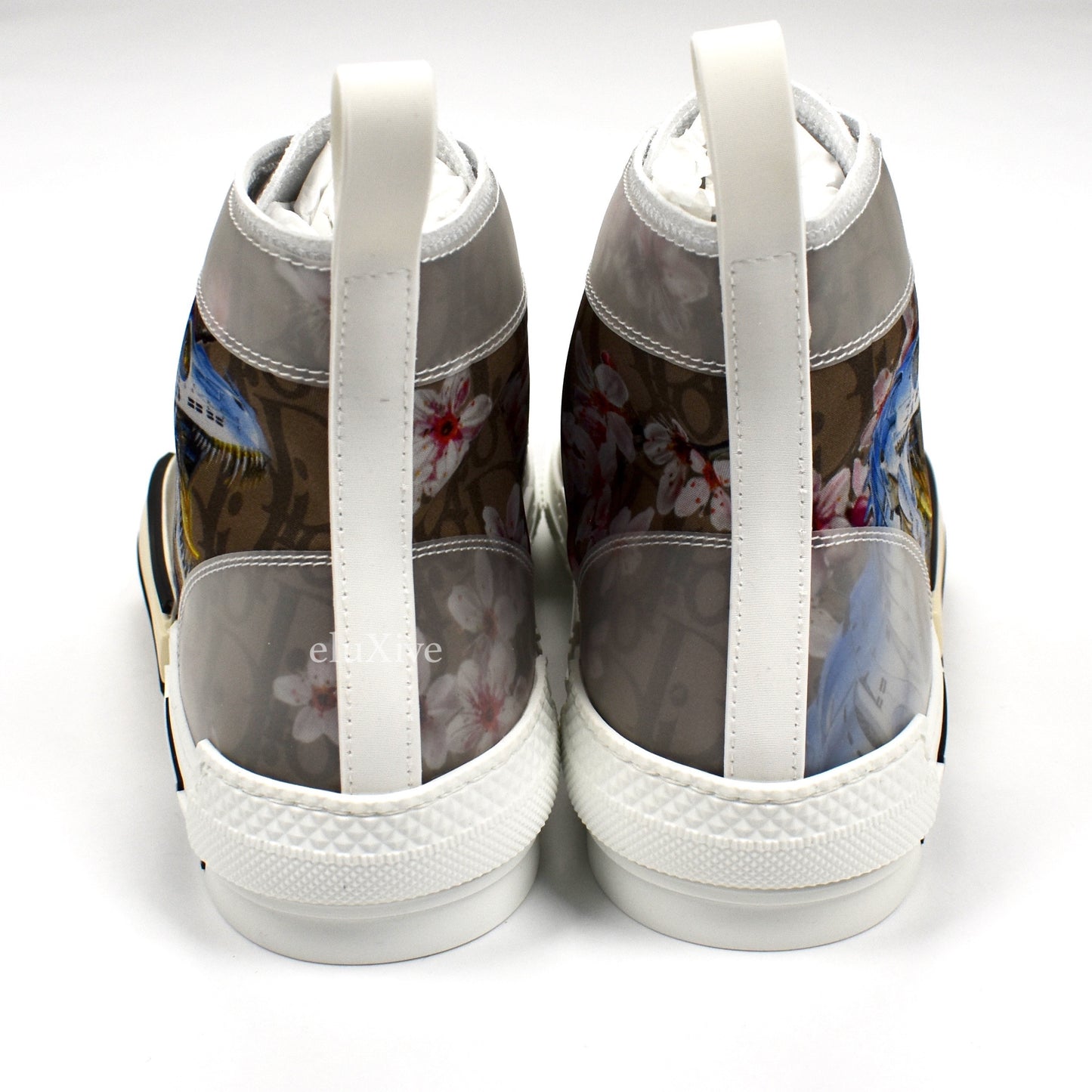 Dior x Sorayama - Dinosaur Print B23 Monogram Sneakers (Brown)