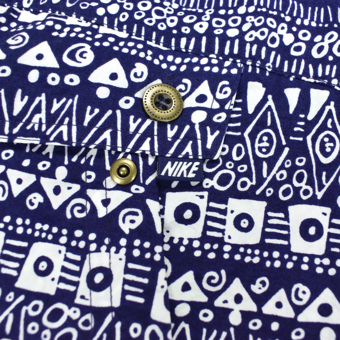 Nike - Vintage Tribal Print Nylon Anorak Jacket