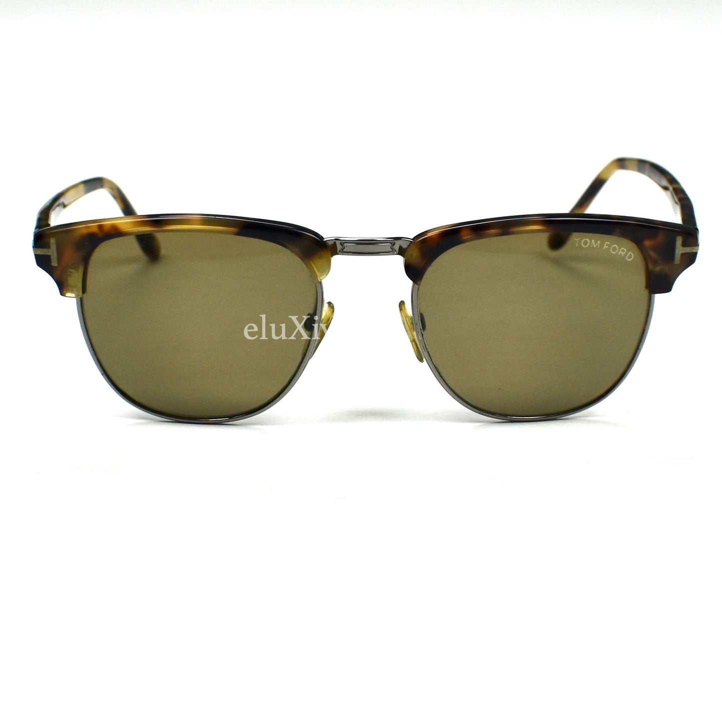 Tom Ford - Tortoise 'Henry' Clubmaster Sunglasses