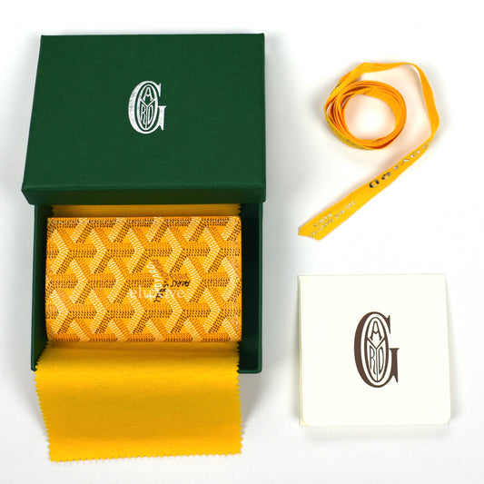 Goyard - Saint Pierre Bifold Card Holder Wallet (Yellow)