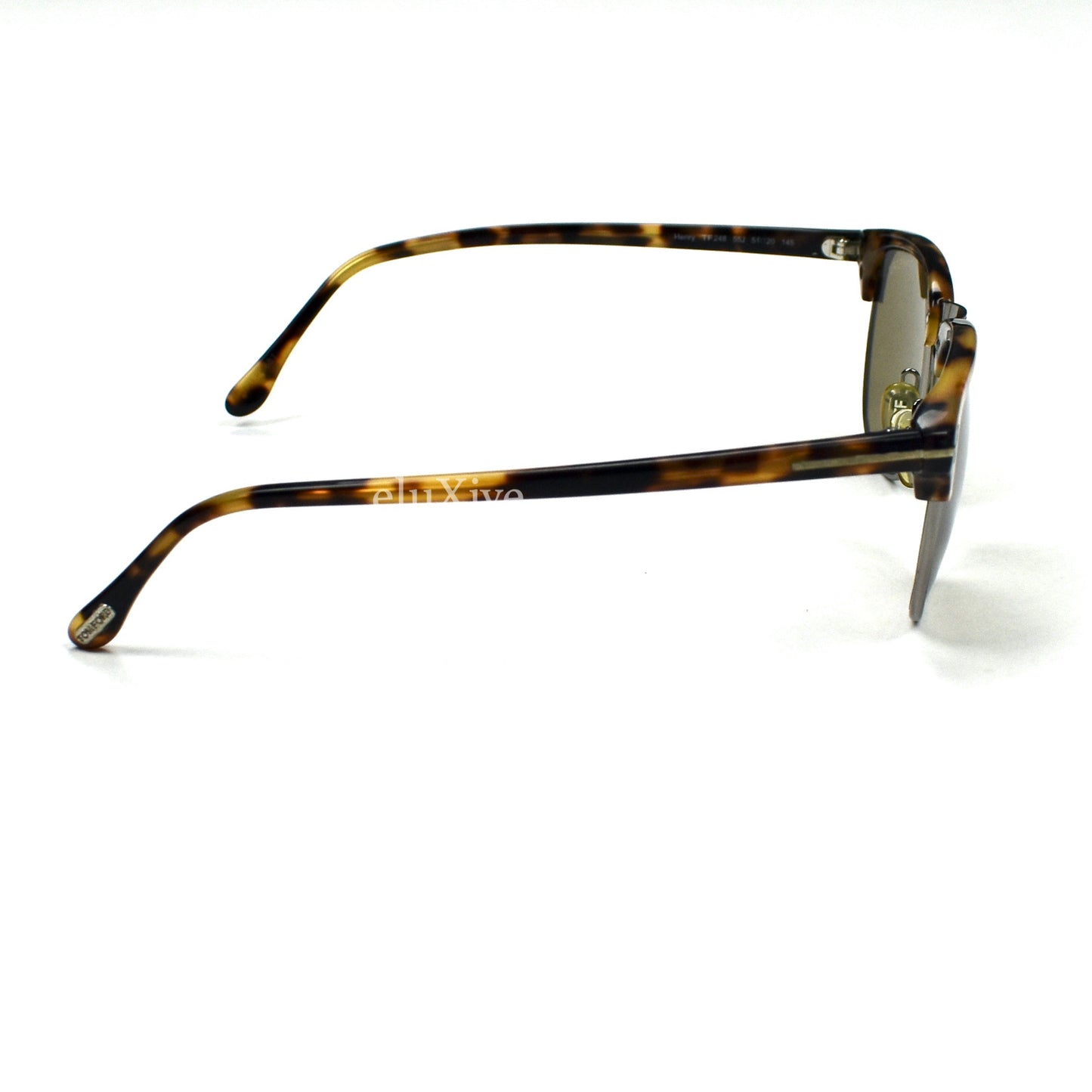 Tom Ford - Tortoise 'Henry' Clubmaster Sunglasses