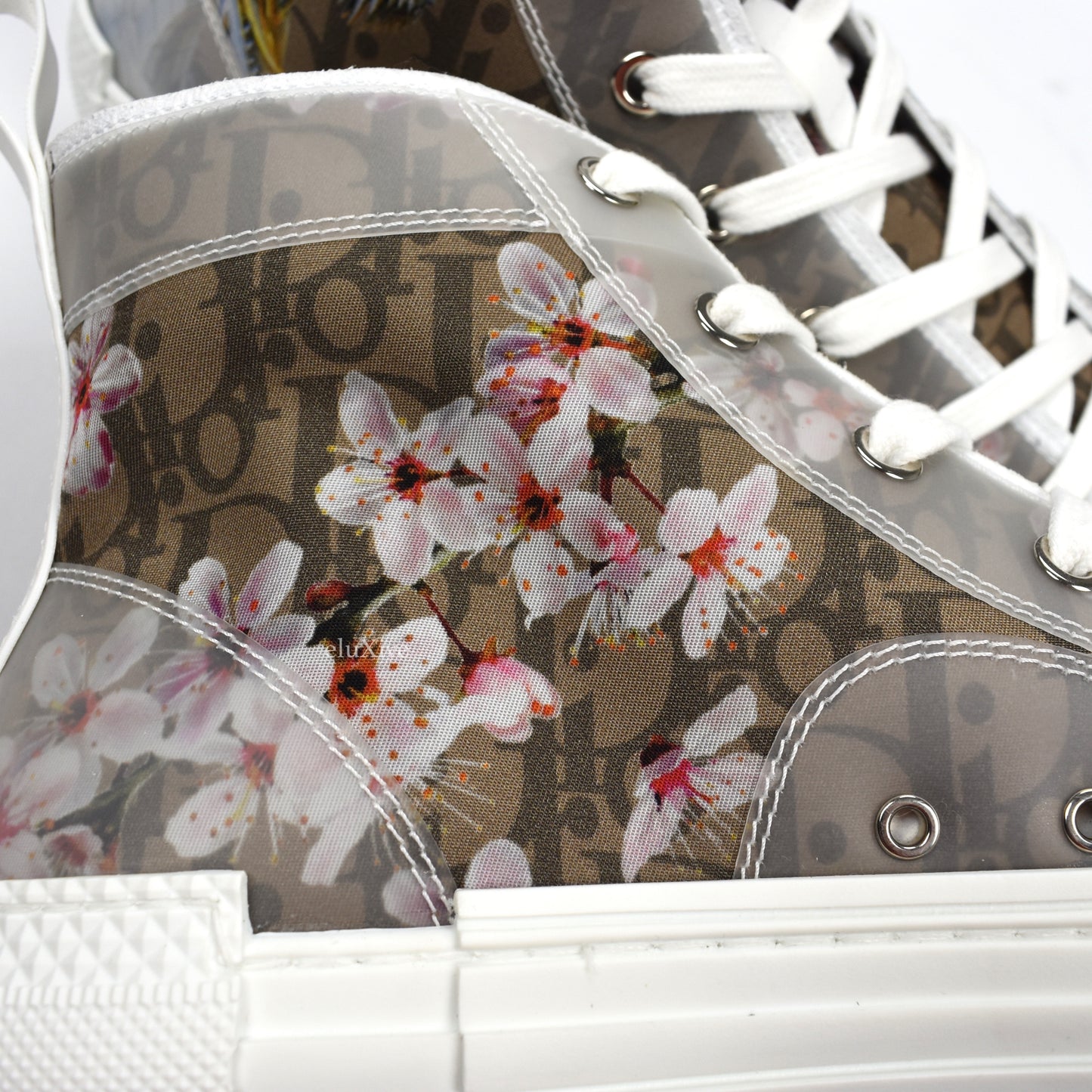 Dior x Sorayama - Dinosaur Print B23 Monogram Sneakers (Brown)