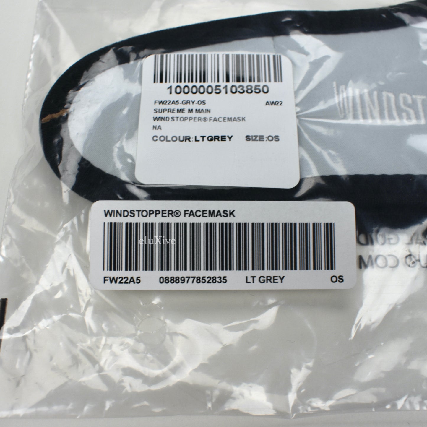 Supreme - Gore-Tex Big Logo Facemask (Light Gray)