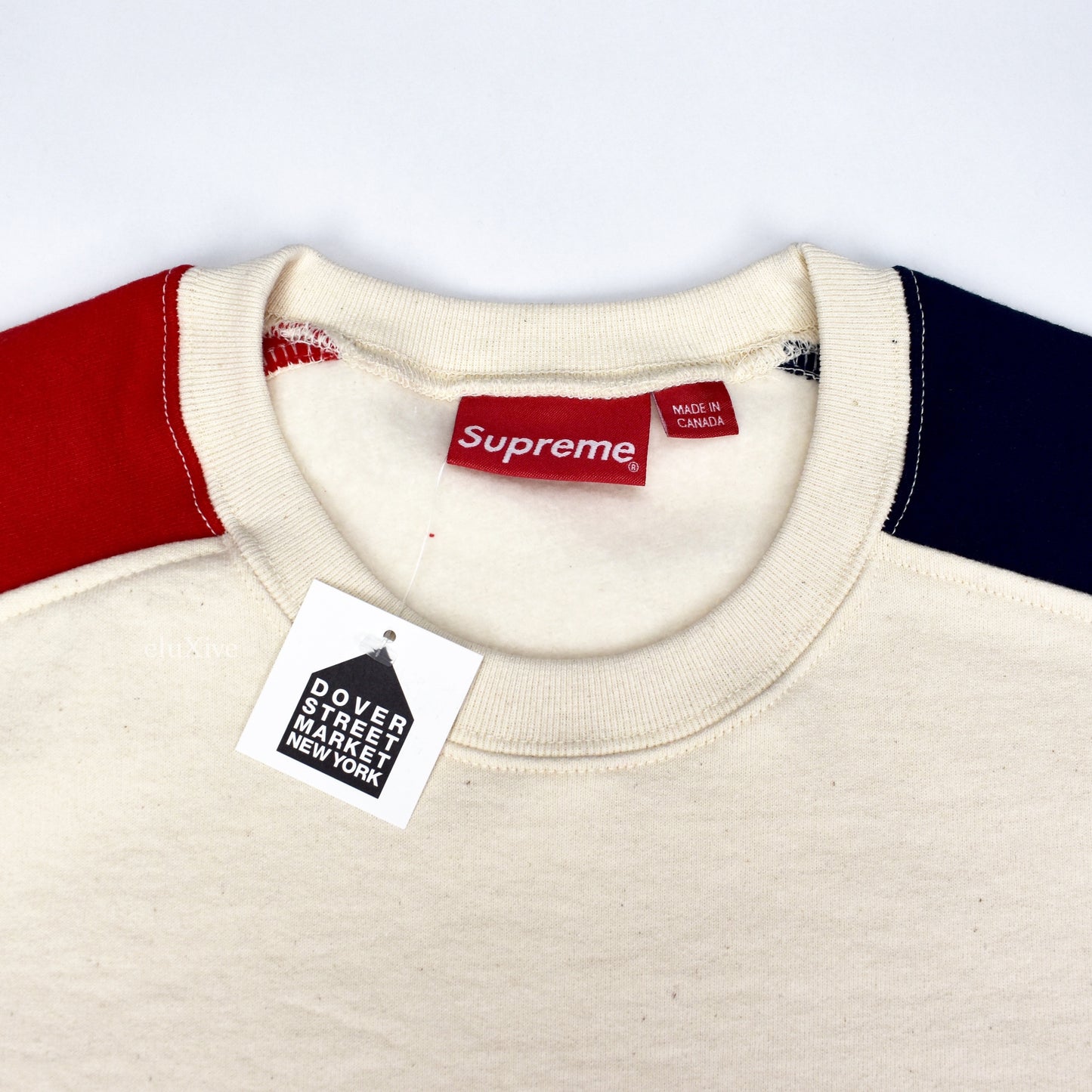 Supreme - Box Logo Formula Crewneck (Natural)