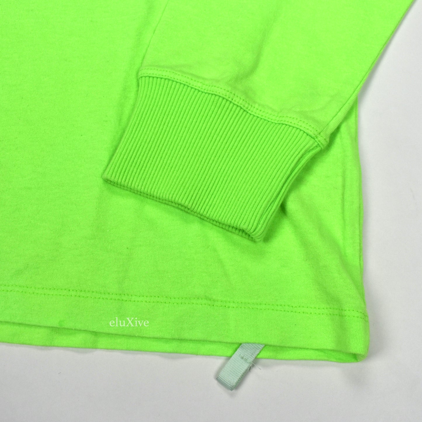 Off-White - Empty Gallery Logo L/S Staff T-Shirt (Green)