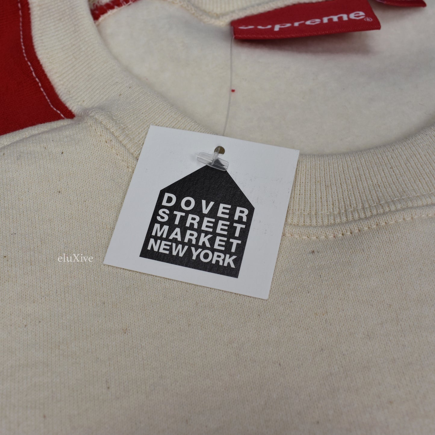 Supreme - Box Logo Formula Crewneck (Natural)
